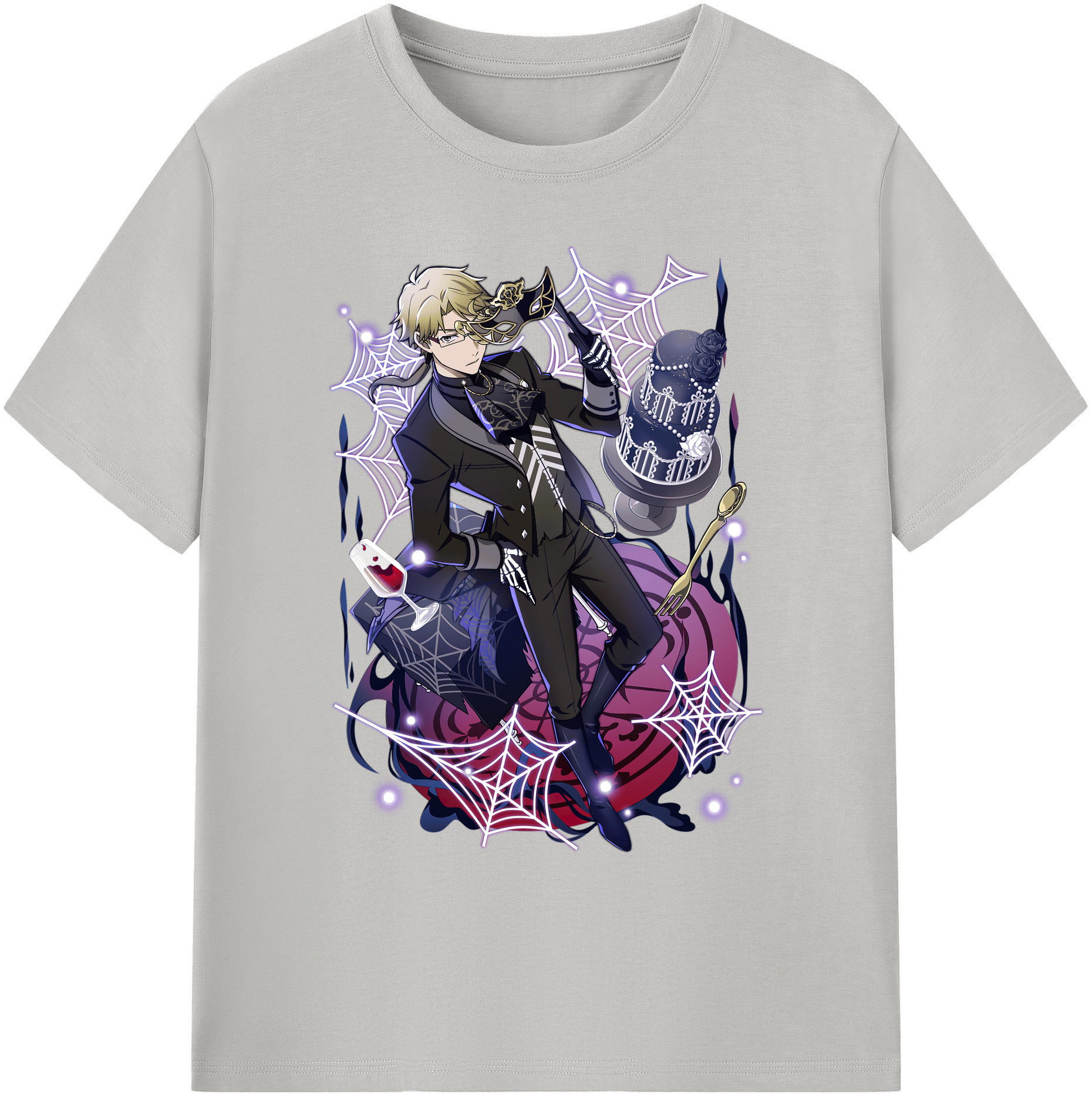 （画像用） 文豪ストレイドッグス Bungo Stray Dogs 綿100％ メンズ半袖Tシャツ｜肌触りやわらか＆通気性