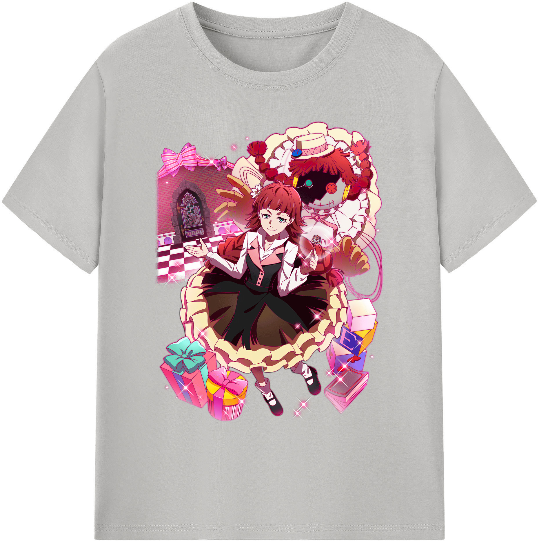 （画像用） 文豪ストレイドッグス Bungo Stray Dogs 綿100％ メンズ半袖Tシャツ｜肌触りやわらか＆通気性