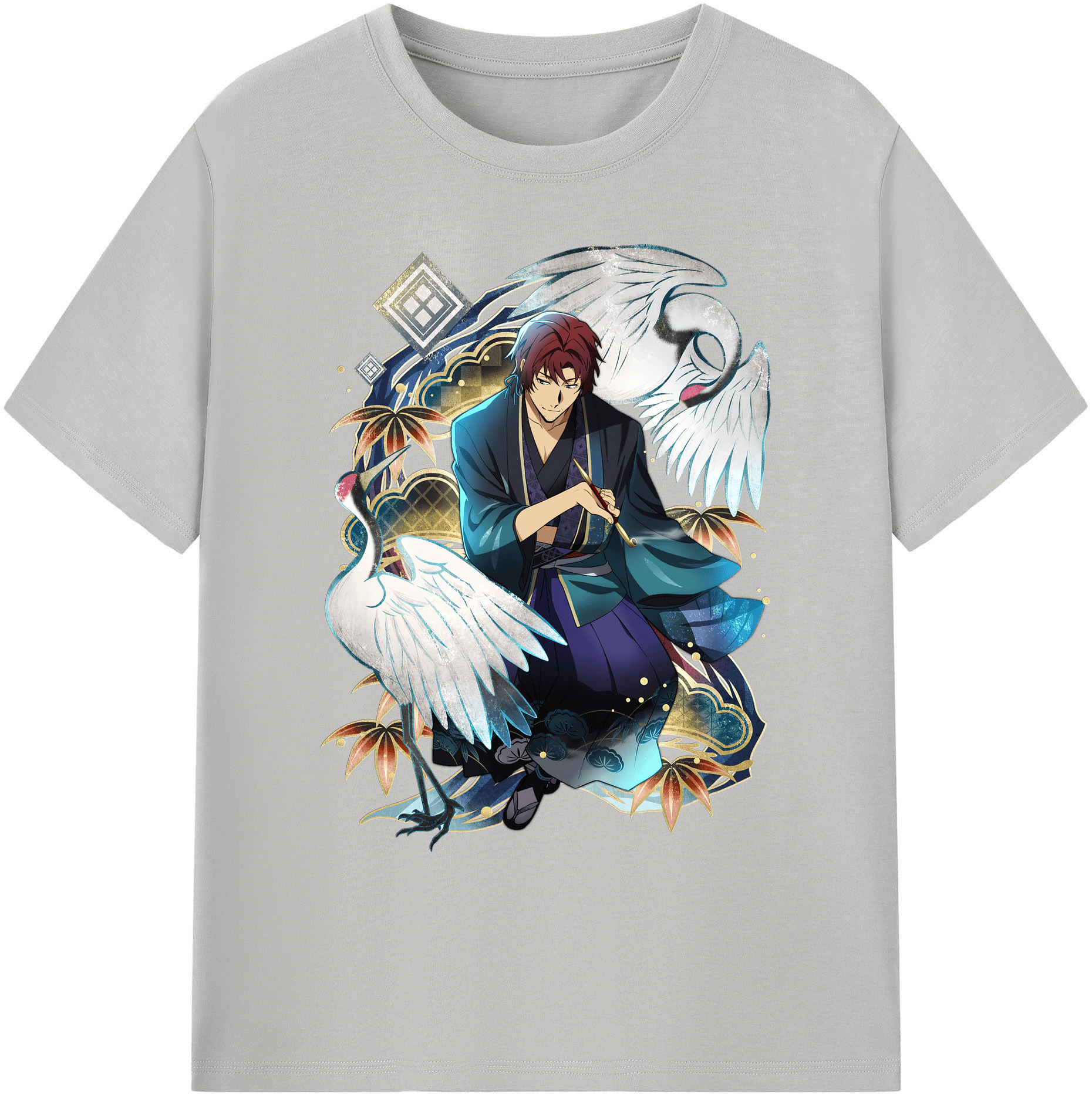 文豪ストレイドッグス Bungo Stray Dogs 綿100％ メンズ半袖Tシャツ｜肌触りやわらか＆通気性