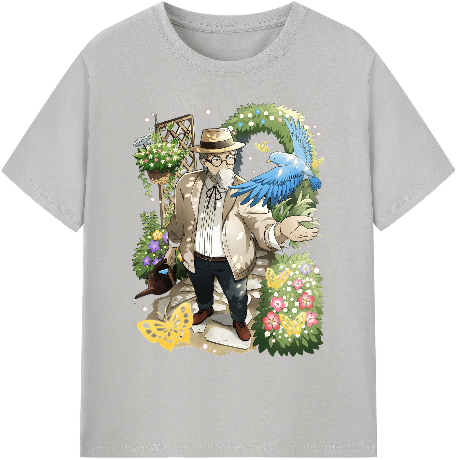 （画像用） 文豪ストレイドッグス Bungo Stray Dogs 綿100％ メンズ半袖Tシャツ｜肌触りやわらか＆通気性
