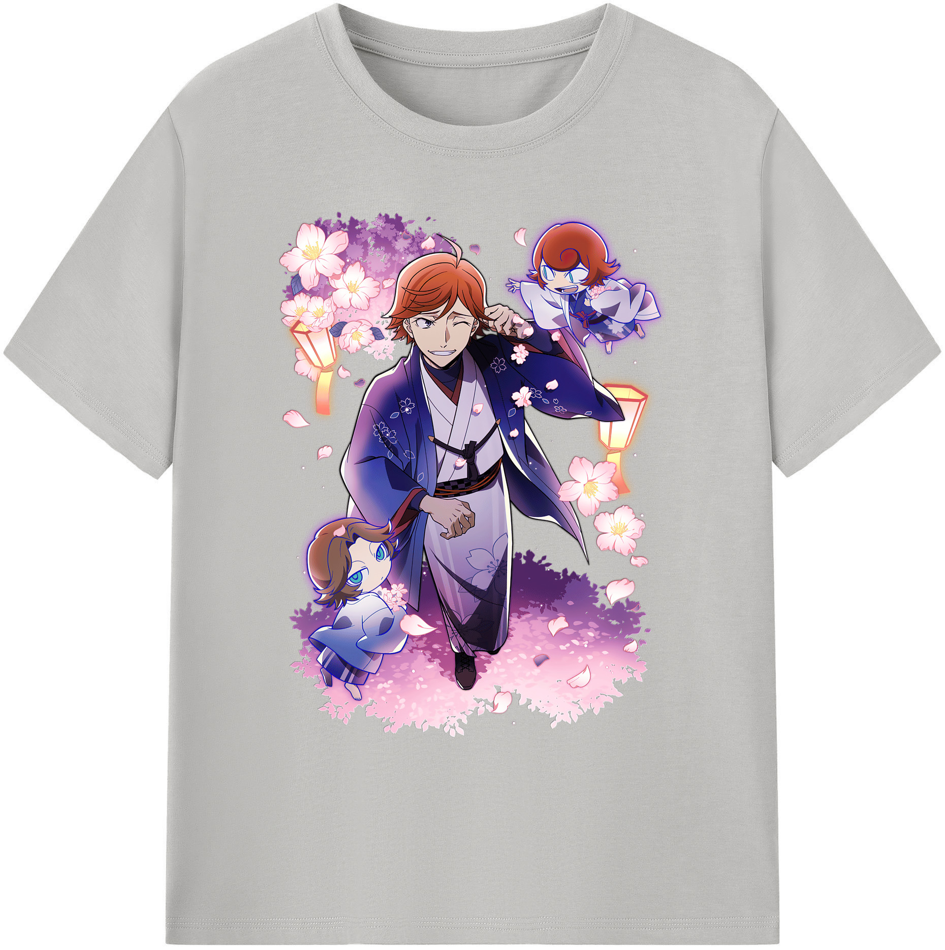 （画像用） 文豪ストレイドッグス Bungo Stray Dogs 綿100％ メンズ半袖Tシャツ｜肌触りやわらか＆通気性