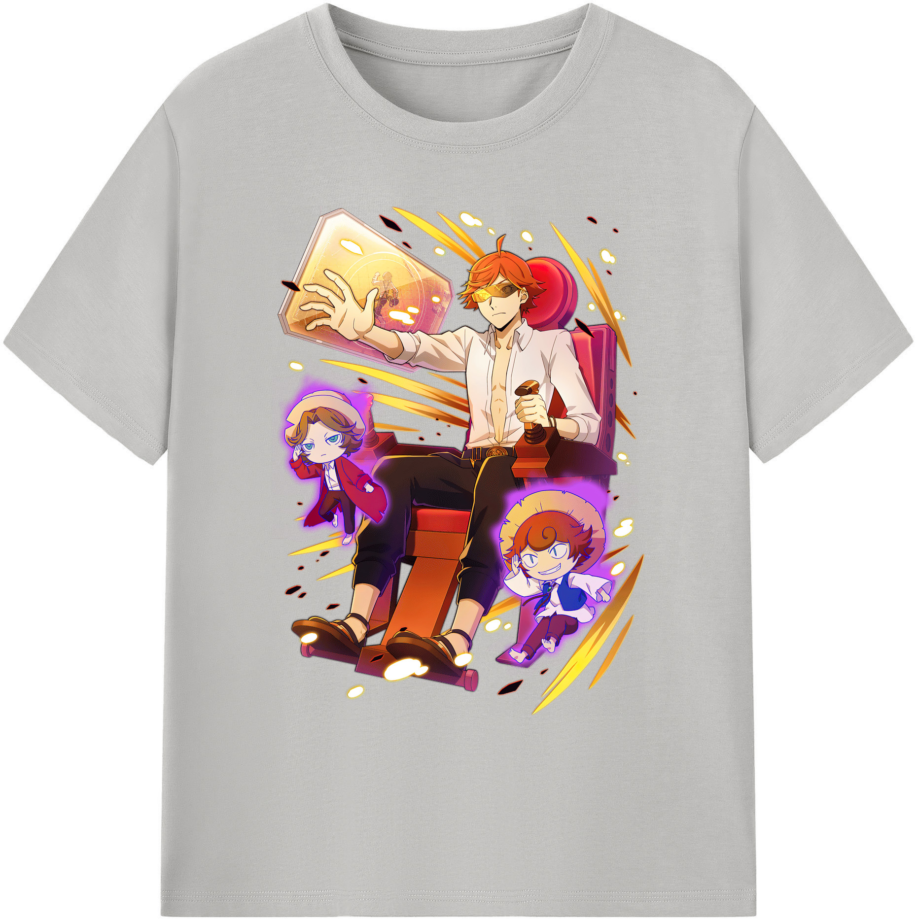 （画像用） 文豪ストレイドッグス Bungo Stray Dogs 綿100％ メンズ半袖Tシャツ｜肌触りやわらか＆通気性
