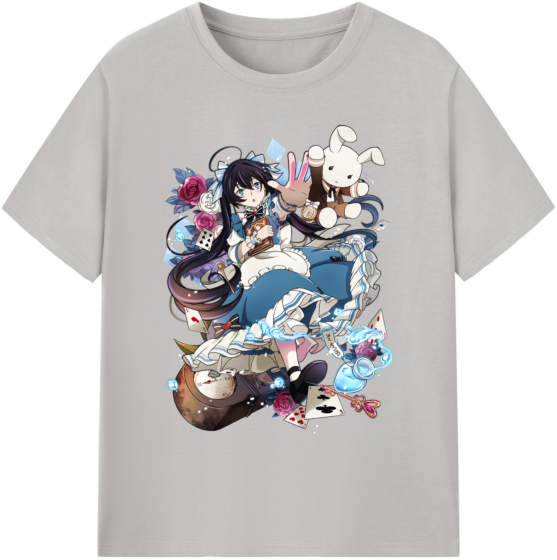 （画像用） 文豪ストレイドッグス Bungo Stray Dogs 綿100％ メンズ半袖Tシャツ｜肌触りやわらか＆通気性