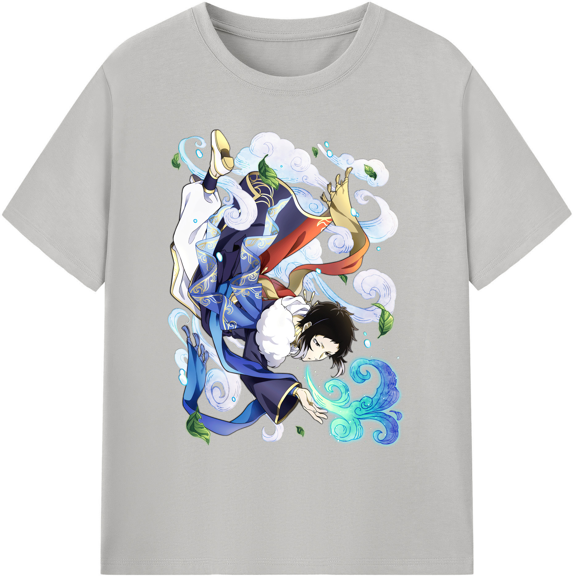 （画像用） 文豪ストレイドッグス Bungo Stray Dogs 綿100％ メンズ半袖Tシャツ｜肌触りやわらか＆通気性
