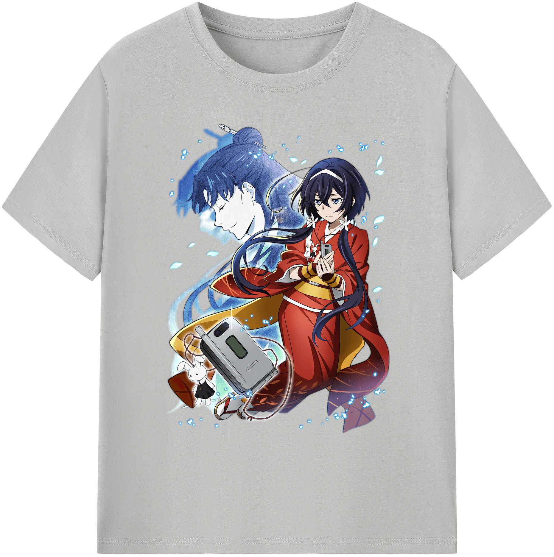 （画像用） 文豪ストレイドッグス Bungo Stray Dogs 綿100％ メンズ半袖Tシャツ｜肌触りやわらか＆通気性