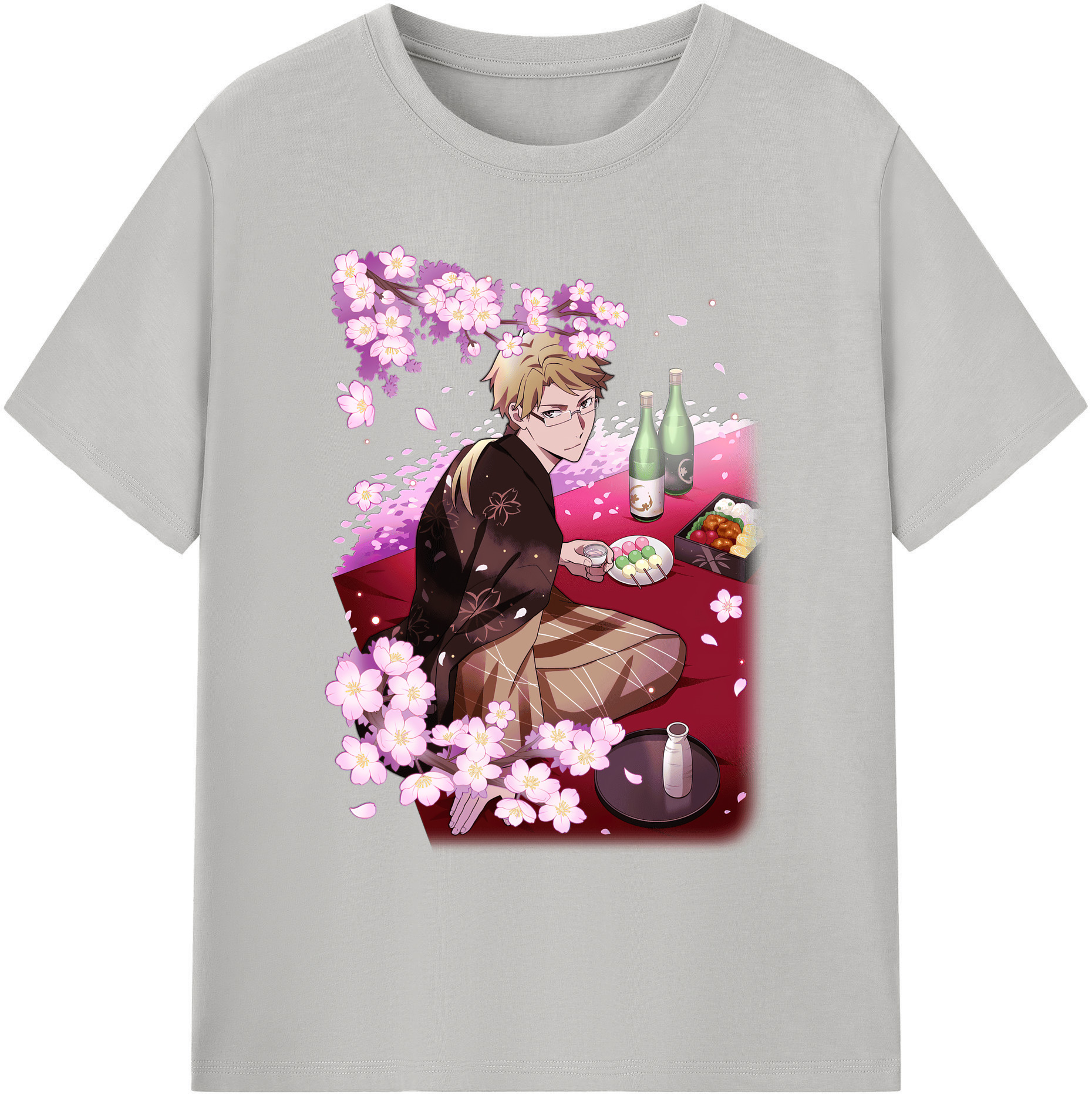 （画像用） 文豪ストレイドッグス Bungo Stray Dogs 綿100％ メンズ半袖Tシャツ｜肌触りやわらか＆通気性