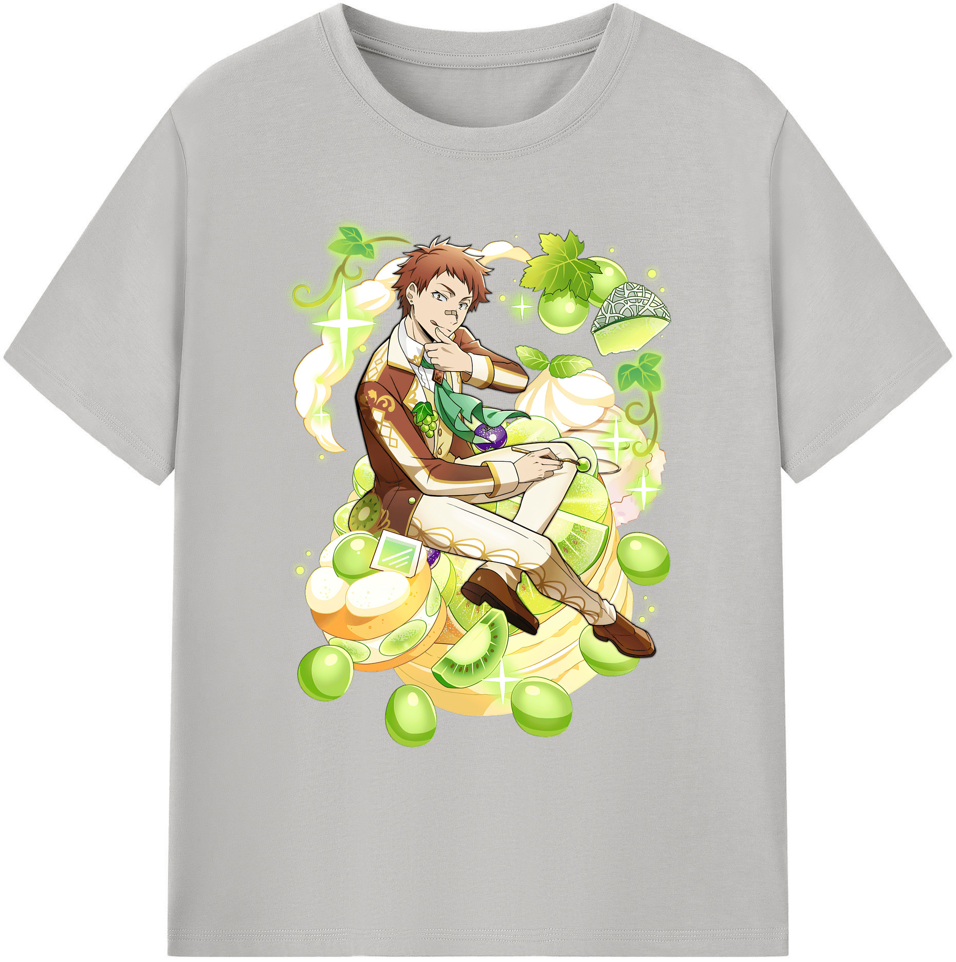 （画像用） 文豪ストレイドッグス Bungo Stray Dogs 綿100％ メンズ半袖Tシャツ｜肌触りやわらか＆通気性