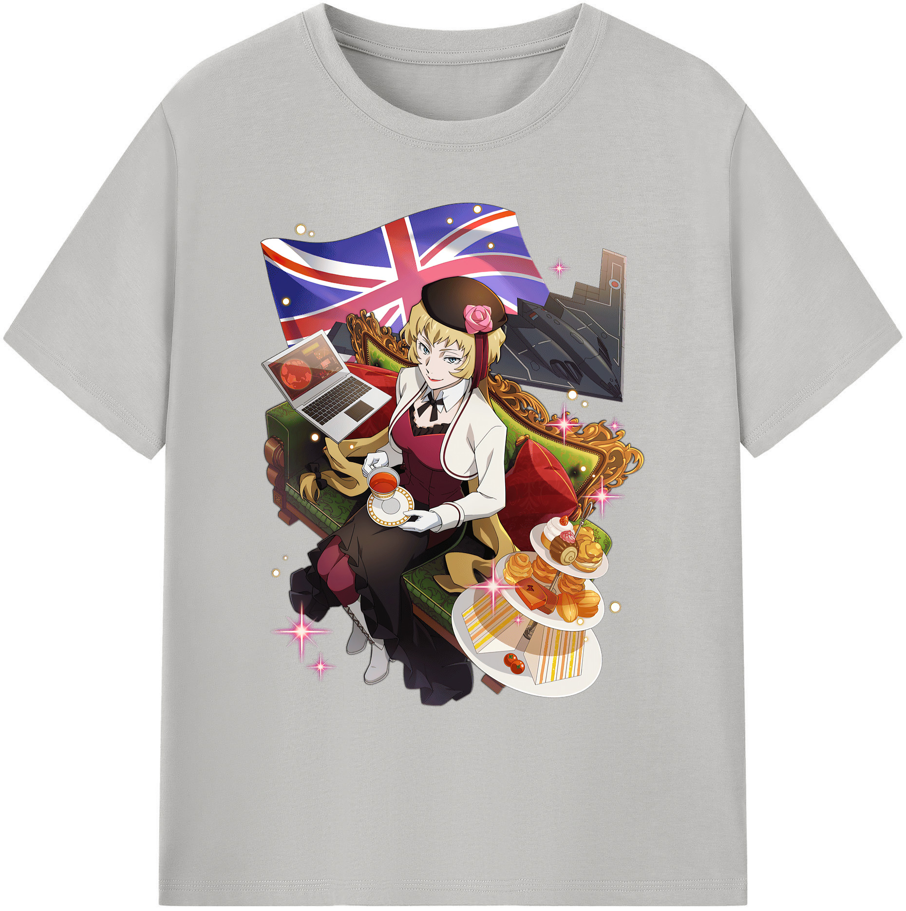 （画像用） 文豪ストレイドッグス Bungo Stray Dogs 綿100％ メンズ半袖Tシャツ｜肌触りやわらか＆通気性