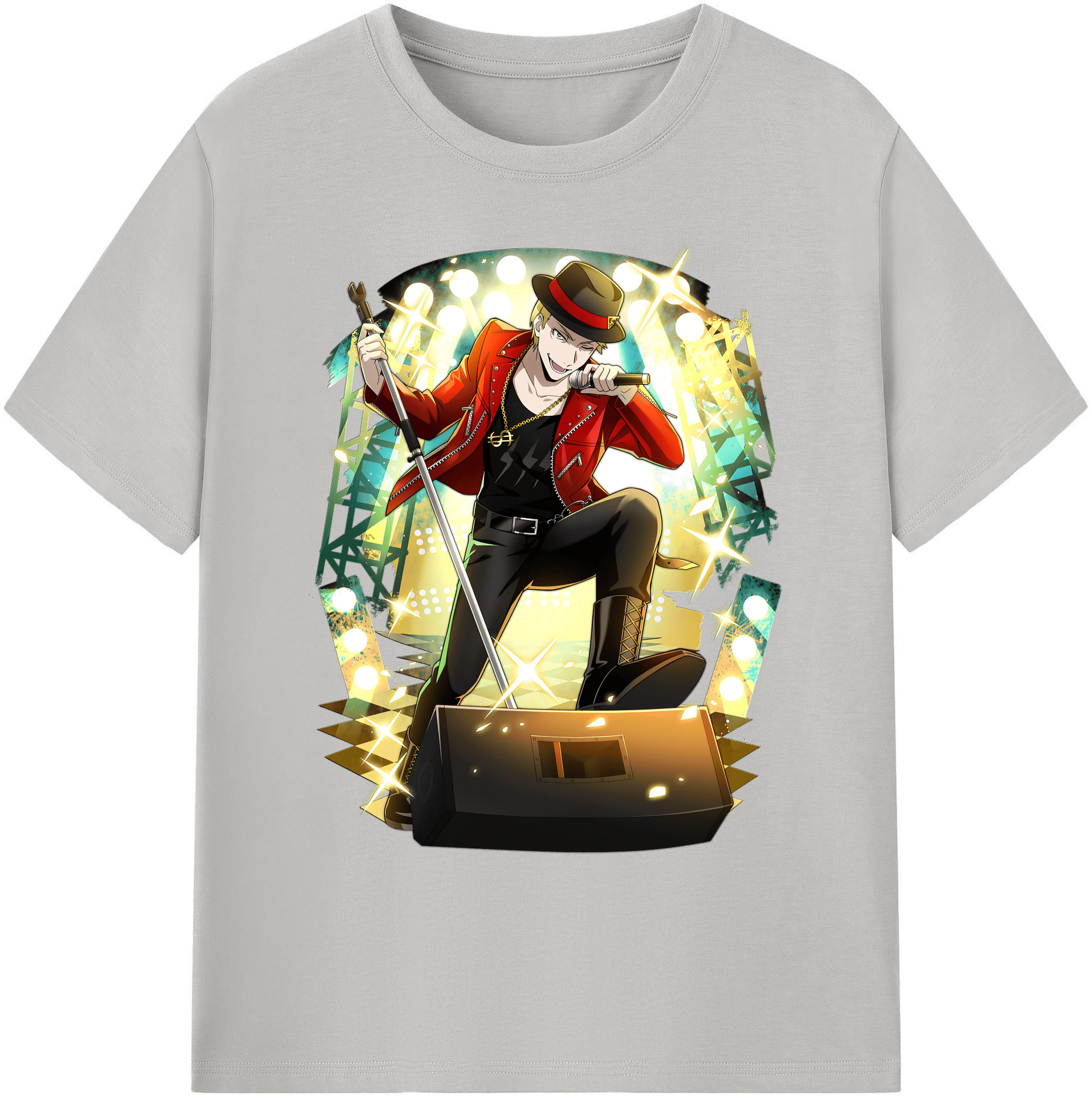（画像用） 文豪ストレイドッグス Bungo Stray Dogs 綿100％ メンズ半袖Tシャツ｜肌触りやわらか＆通気性
