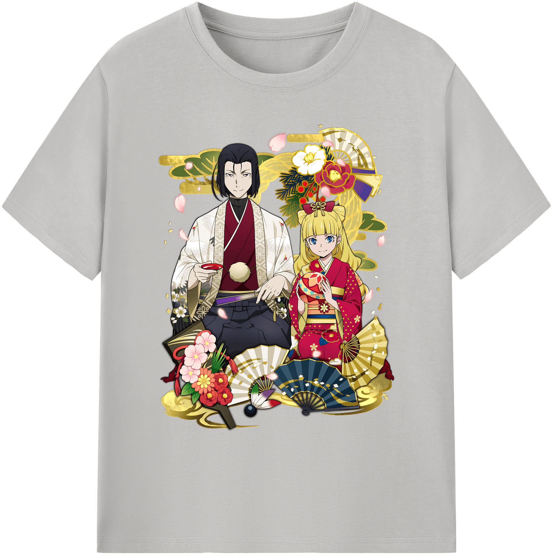 （画像用） 文豪ストレイドッグス Bungo Stray Dogs 綿100％ メンズ半袖Tシャツ｜肌触りやわらか＆通気性