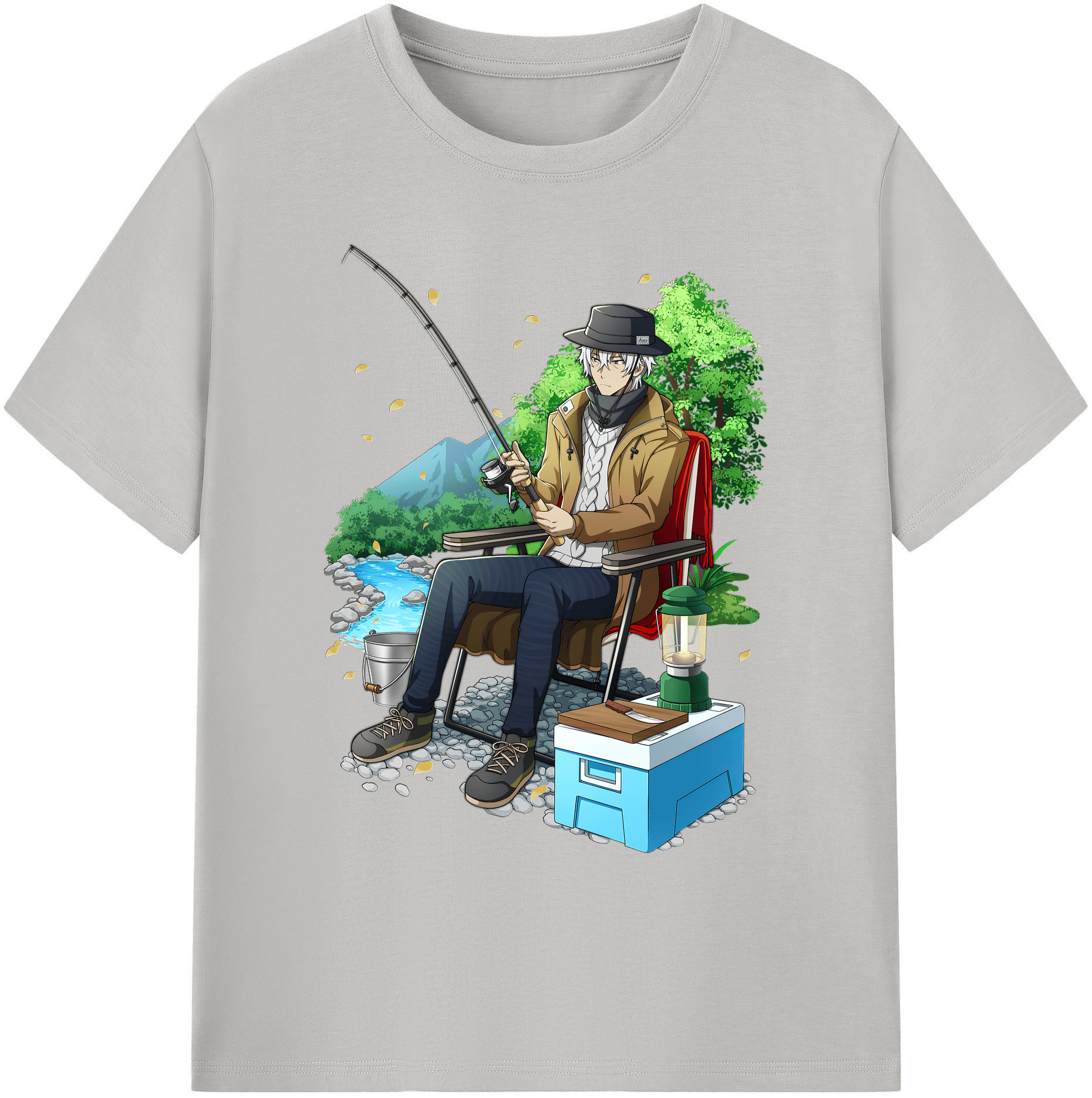 （画像用） 文豪ストレイドッグス Bungo Stray Dogs 綿100％ メンズ半袖Tシャツ｜肌触りやわらか＆通気性