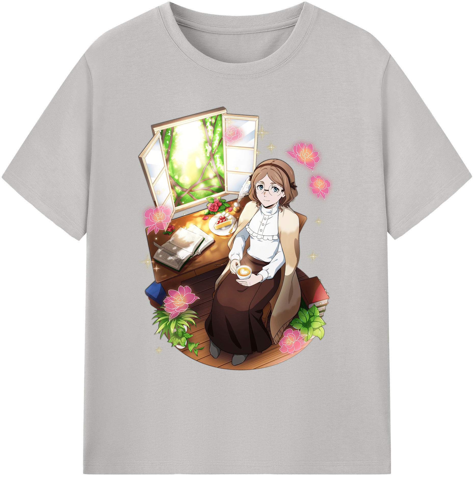 （画像用） 文豪ストレイドッグス Bungo Stray Dogs 綿100％ メンズ半袖Tシャツ｜肌触りやわらか＆通気性