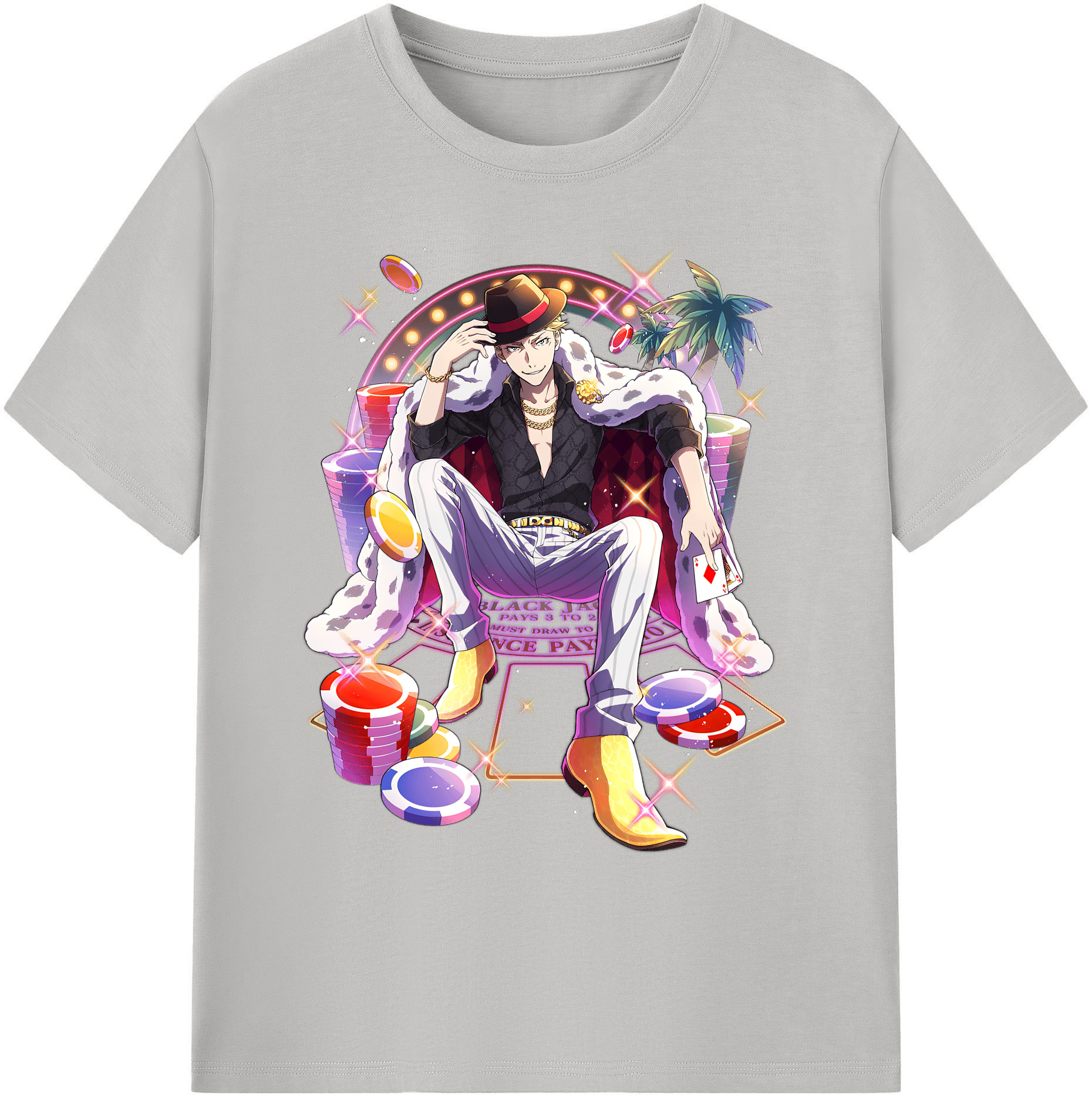 （画像用） 文豪ストレイドッグス Bungo Stray Dogs 綿100％ メンズ半袖Tシャツ｜肌触りやわらか＆通気性