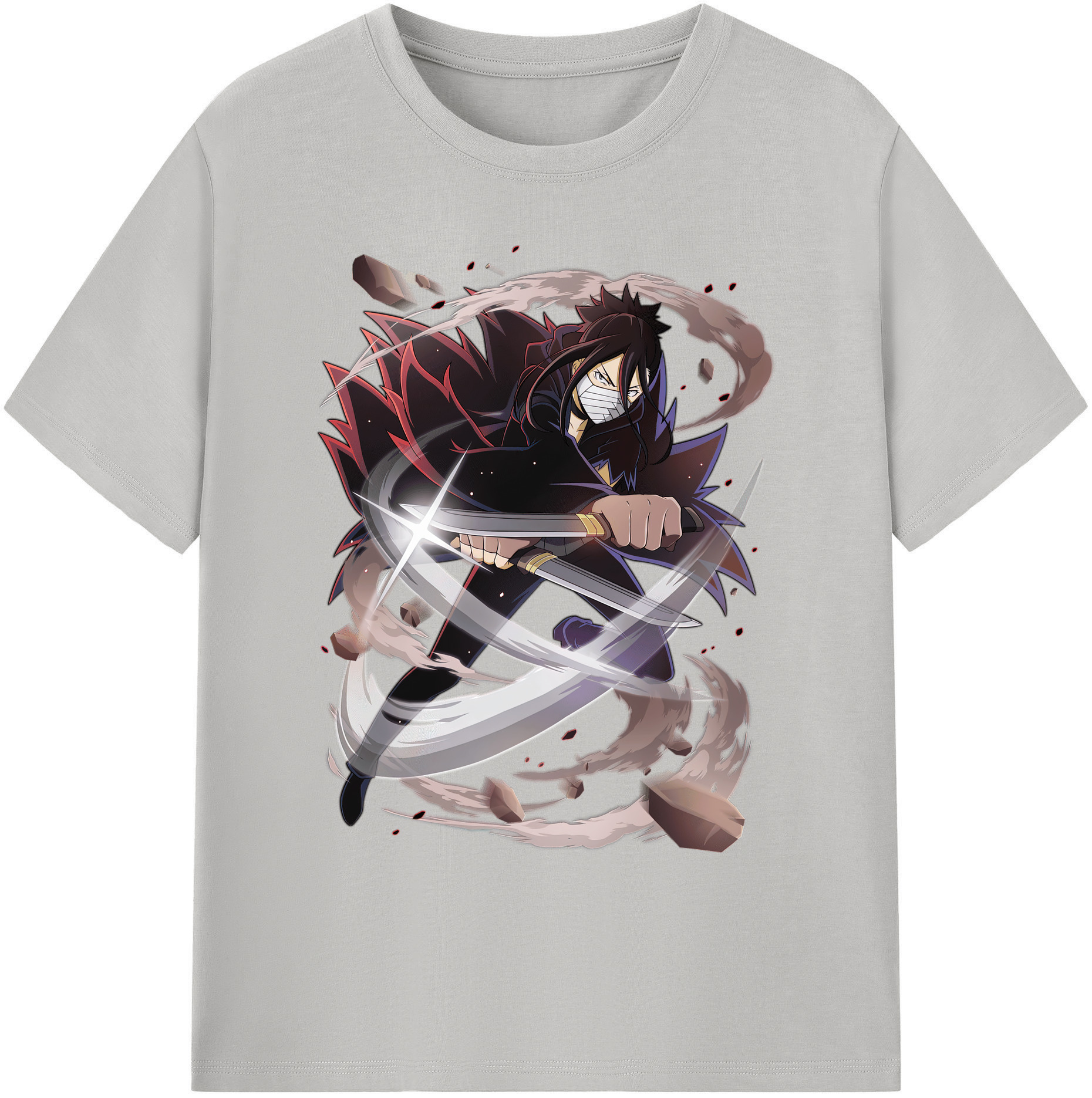 （画像用） 文豪ストレイドッグス Bungo Stray Dogs 綿100％ メンズ半袖Tシャツ｜肌触りやわらか＆通気性