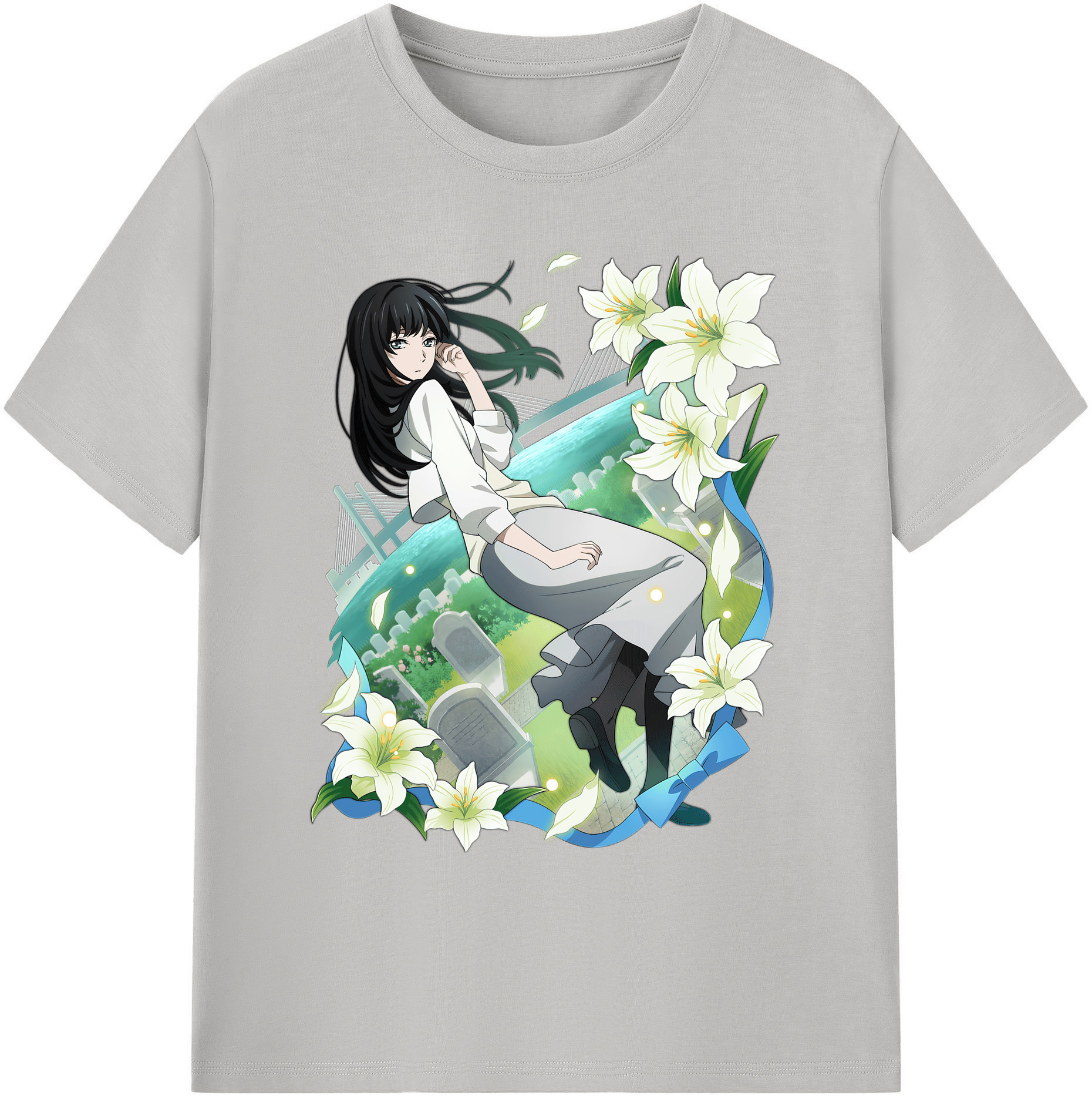 （画像用） 文豪ストレイドッグス Bungo Stray Dogs 綿100％ メンズ半袖Tシャツ｜肌触りやわらか＆通気性