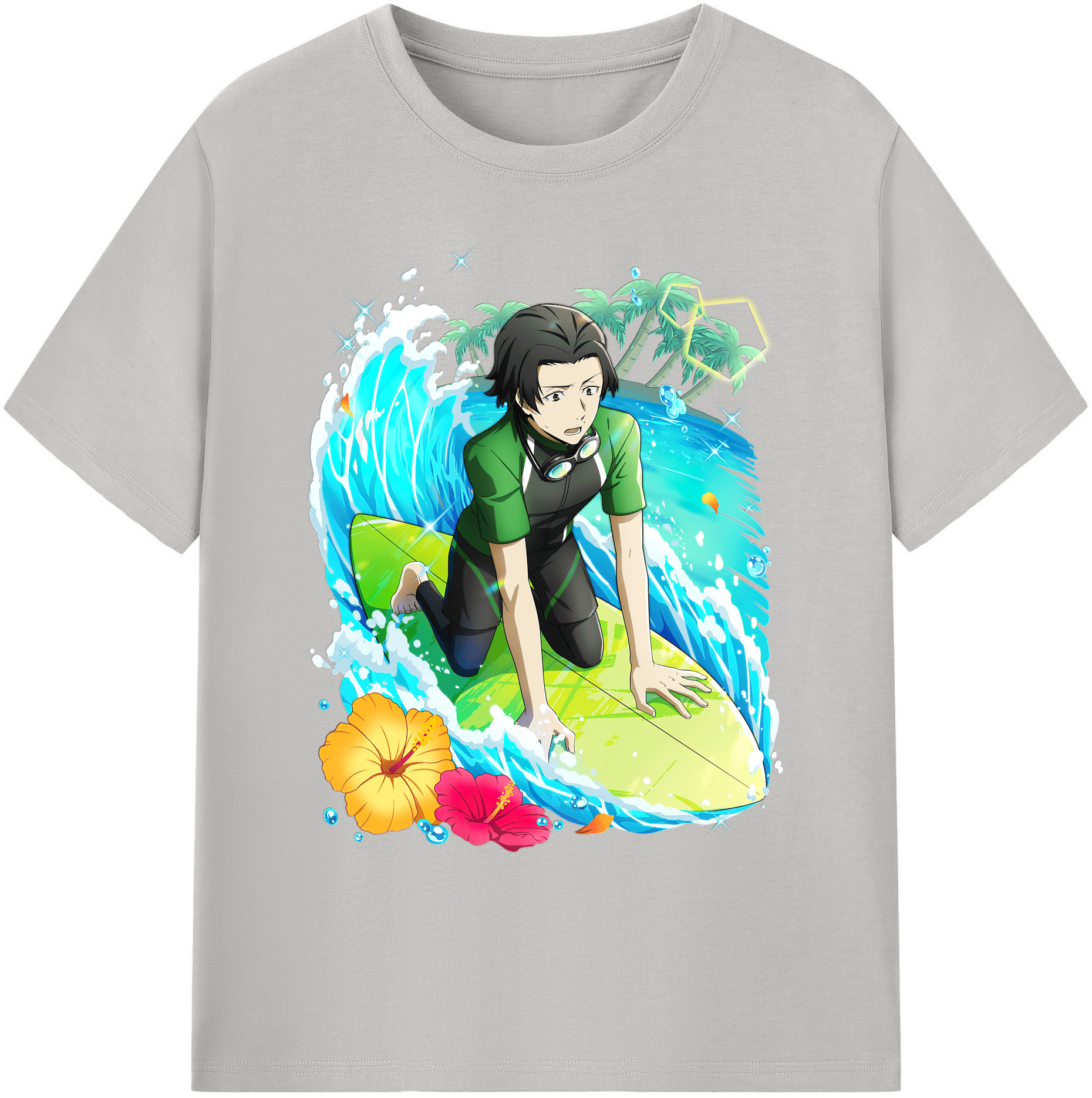 （画像用） 文豪ストレイドッグス Bungo Stray Dogs 綿100％ メンズ半袖Tシャツ｜肌触りやわらか＆通気性