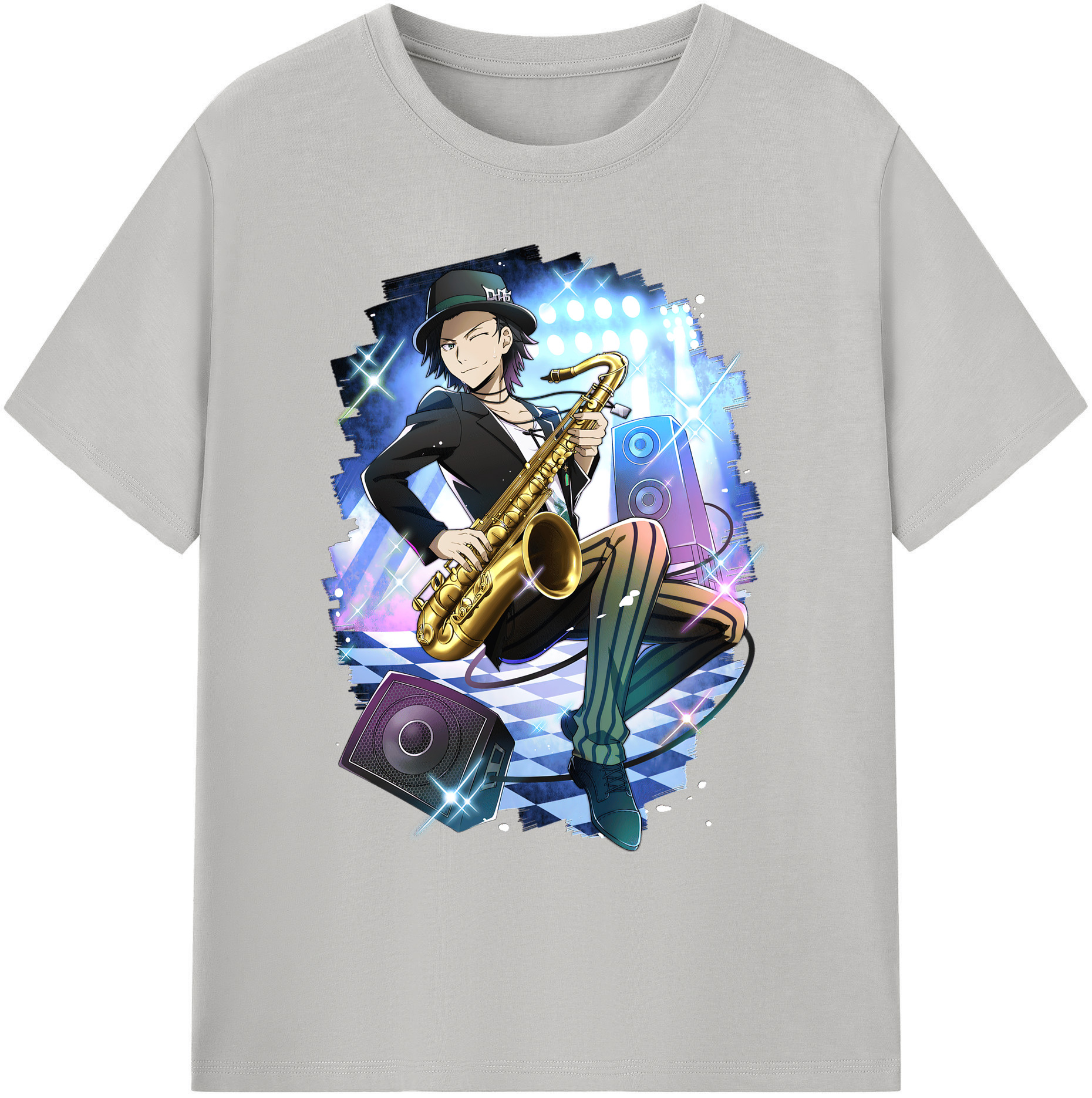 （画像用） 文豪ストレイドッグス Bungo Stray Dogs 綿100％ メンズ半袖Tシャツ｜肌触りやわらか＆通気性