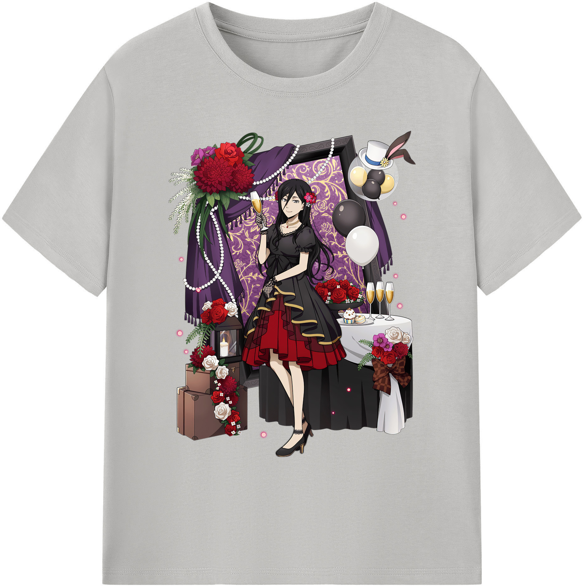 （画像用） 文豪ストレイドッグス Bungo Stray Dogs 綿100％ メンズ半袖Tシャツ｜肌触りやわらか＆通気性