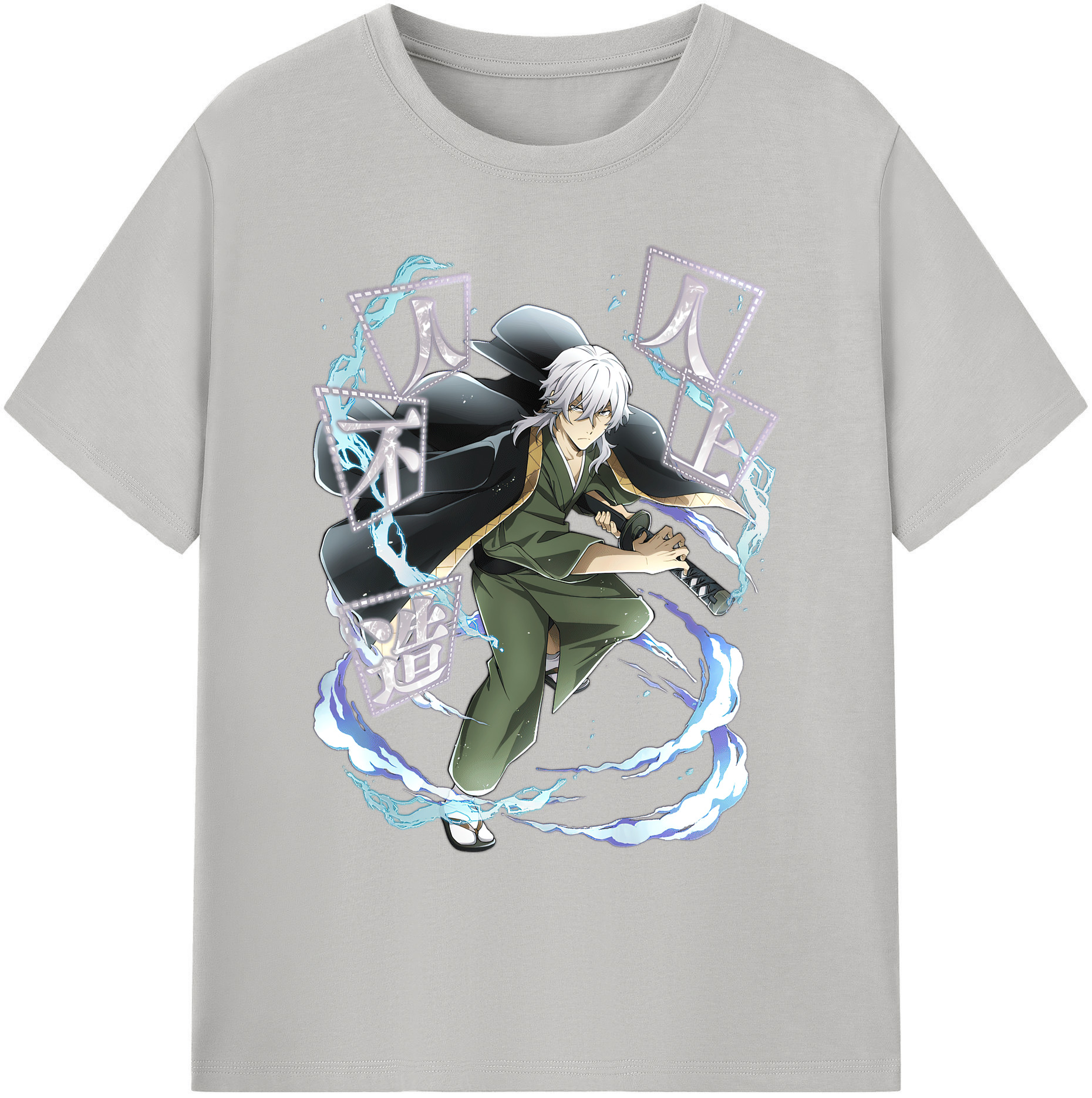 （画像用） 文豪ストレイドッグス Bungo Stray Dogs 綿100％ メンズ半袖Tシャツ｜肌触りやわらか＆通気性