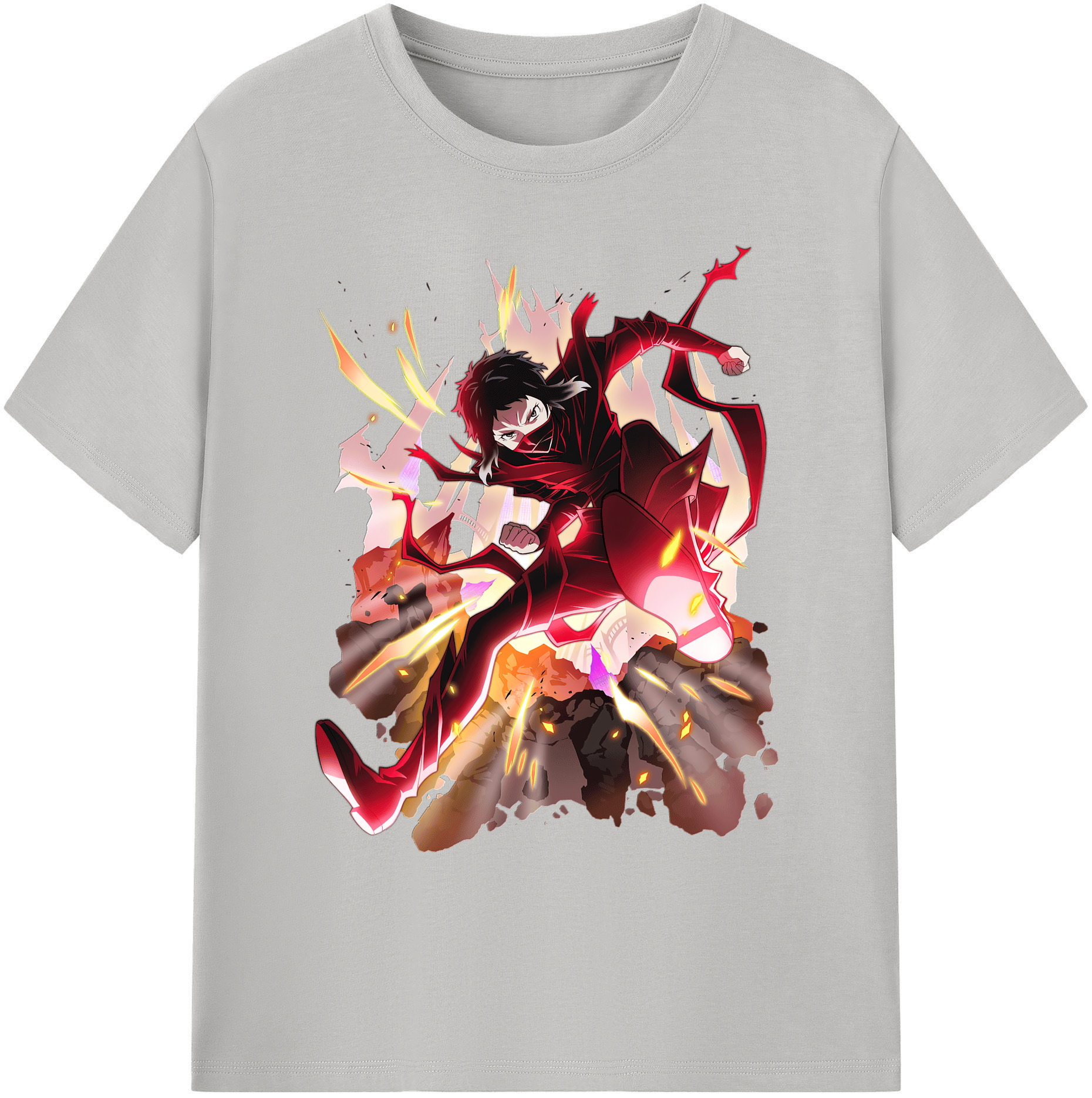 （画像用） 文豪ストレイドッグス Bungo Stray Dogs 綿100％ メンズ半袖Tシャツ｜肌触りやわらか＆通気性