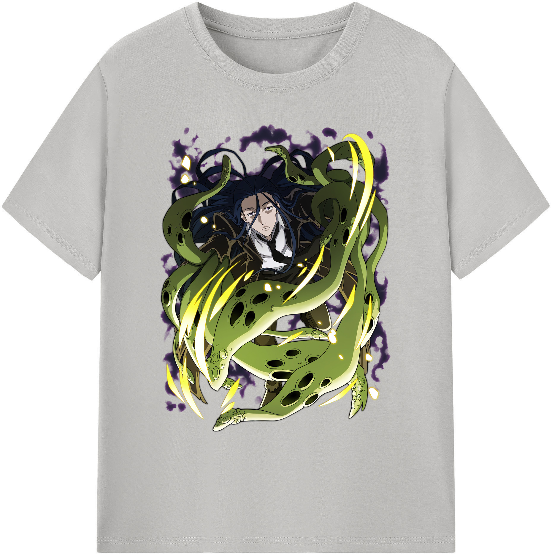 （画像用） 文豪ストレイドッグス Bungo Stray Dogs 綿100％ メンズ半袖Tシャツ｜肌触りやわらか＆通気性