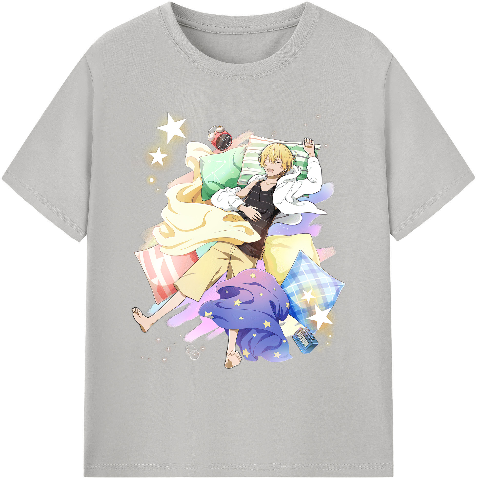 （画像用） 文豪ストレイドッグス Bungo Stray Dogs 綿100％ メンズ半袖Tシャツ｜肌触りやわらか＆通気性