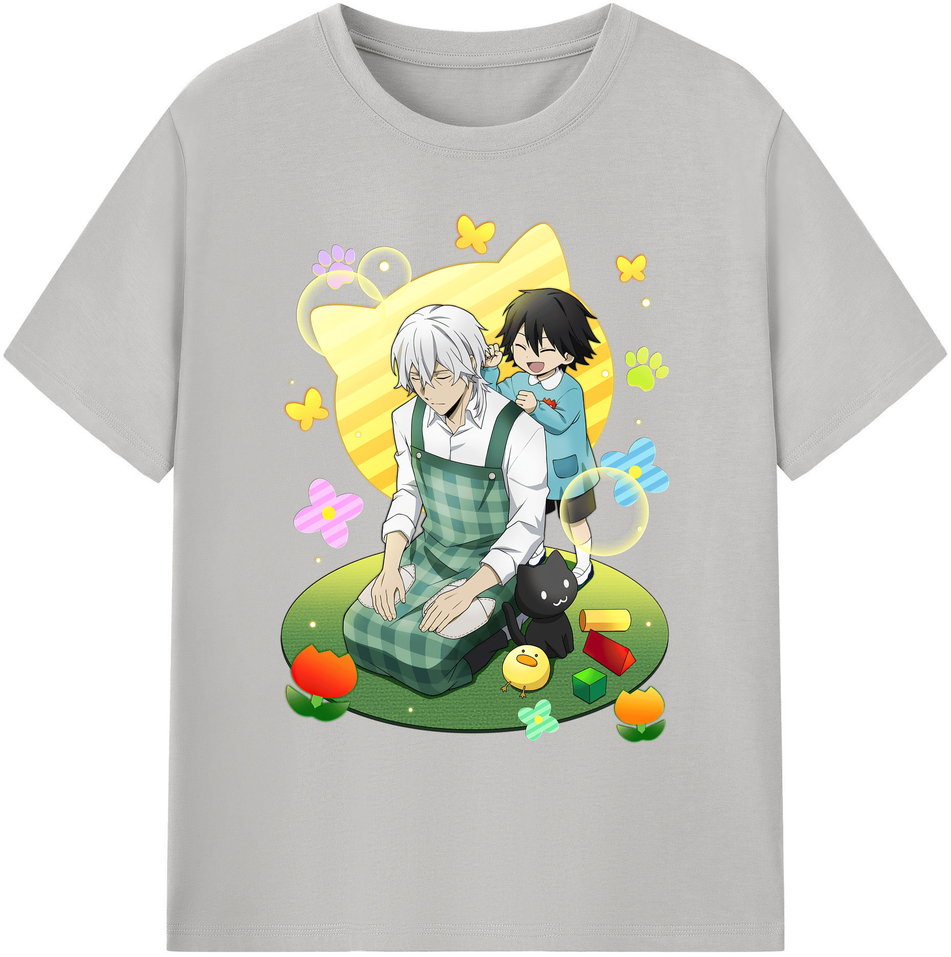 （画像用） 文豪ストレイドッグス Bungo Stray Dogs 綿100％ メンズ半袖Tシャツ｜肌触りやわらか＆通気性