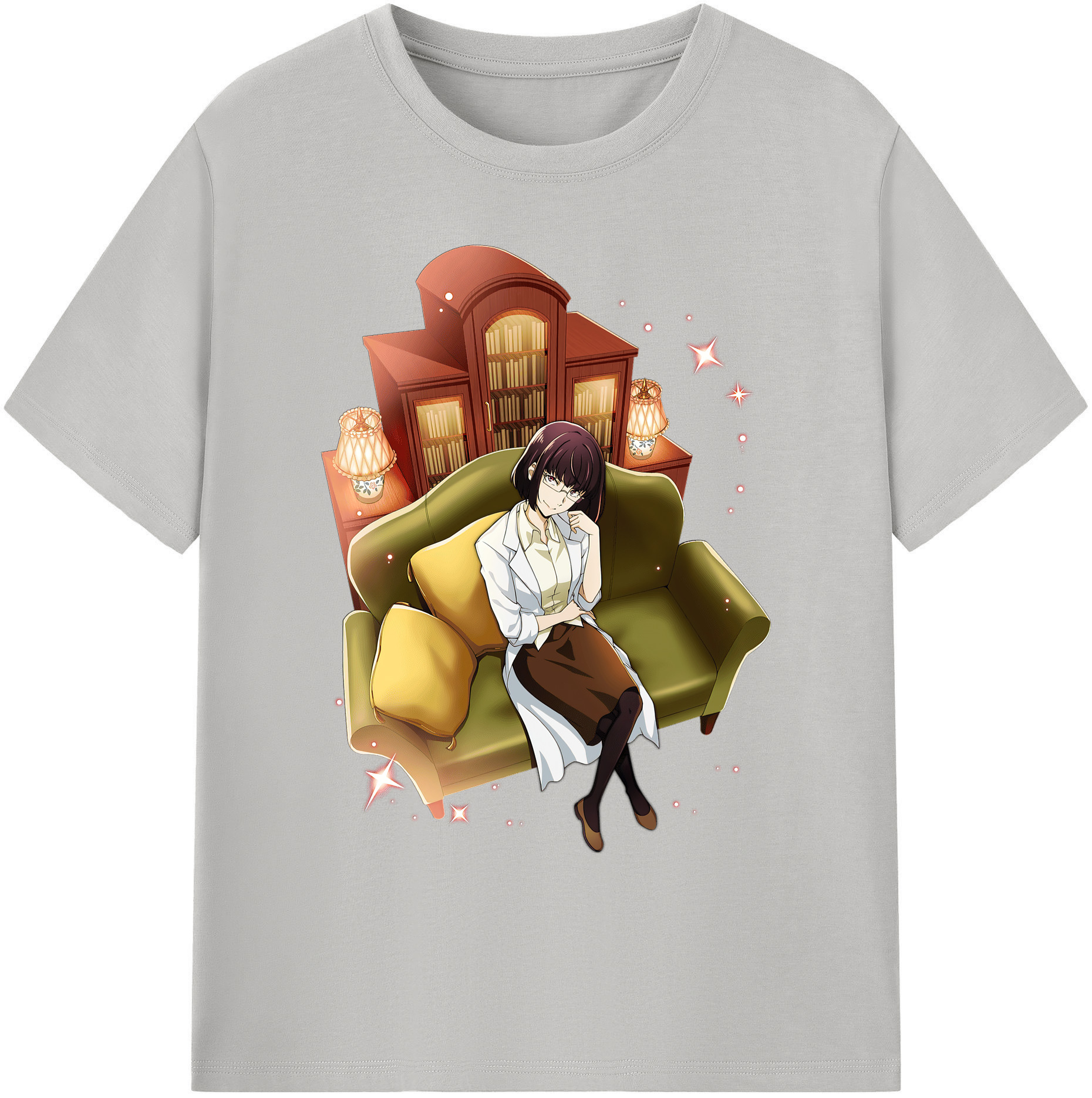 （画像用） 文豪ストレイドッグス Bungo Stray Dogs 綿100％ メンズ半袖Tシャツ｜肌触りやわらか＆通気性