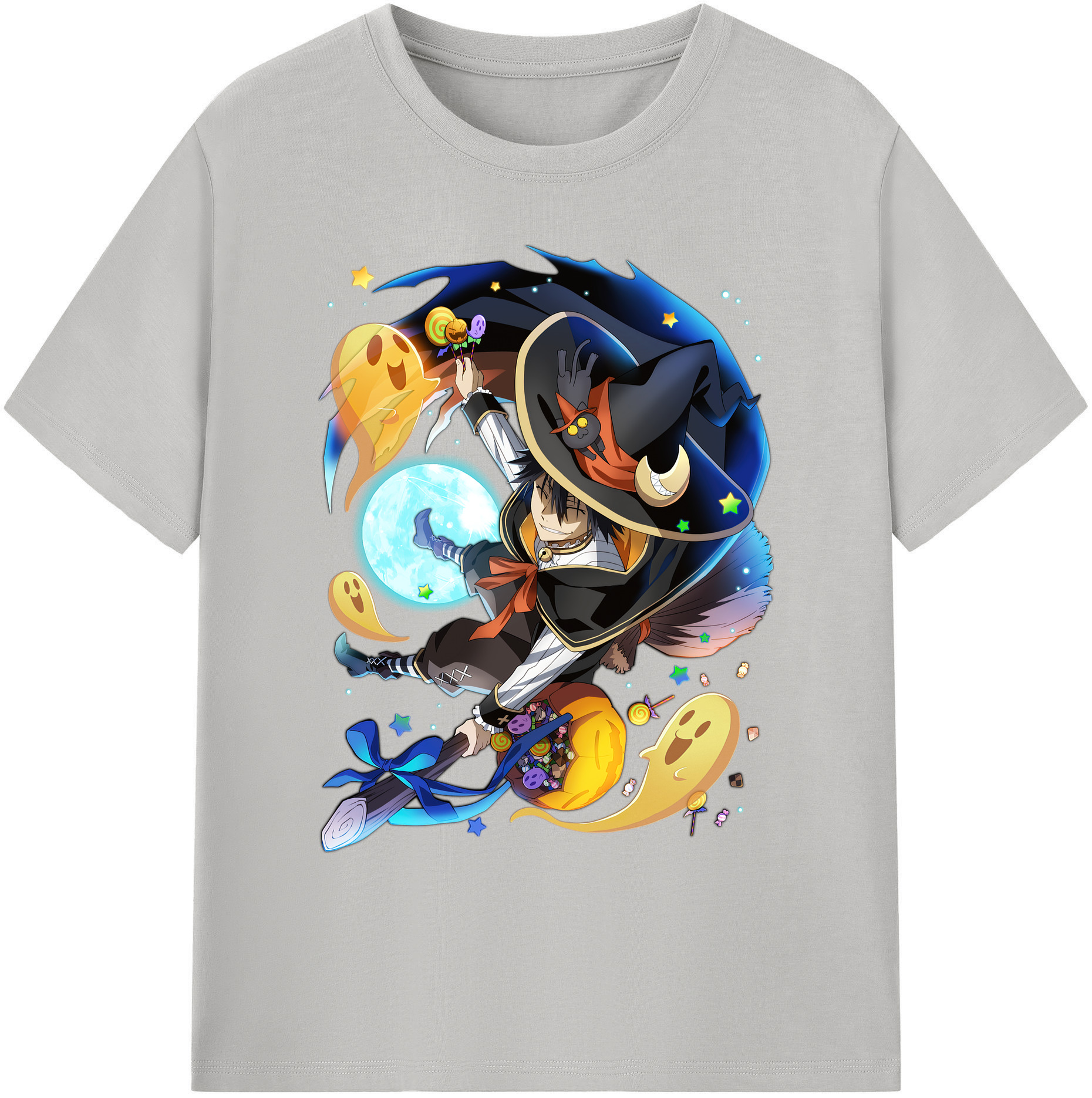 （画像用） 文豪ストレイドッグス Bungo Stray Dogs 綿100％ メンズ半袖Tシャツ｜肌触りやわらか＆通気性