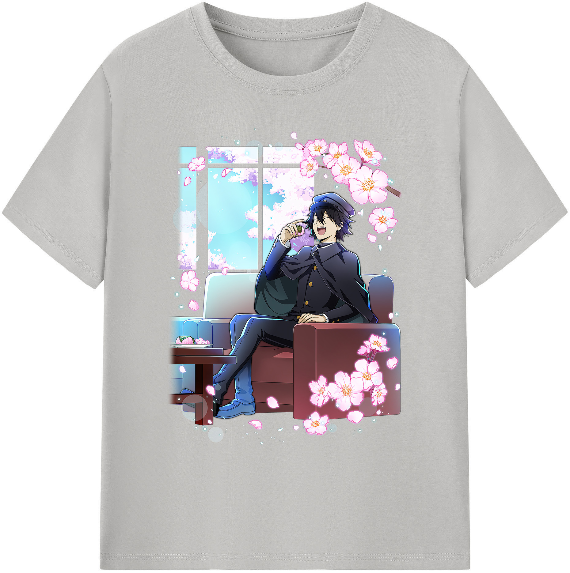 （画像用） 文豪ストレイドッグス Bungo Stray Dogs 綿100％ メンズ半袖Tシャツ｜肌触りやわらか＆通気性