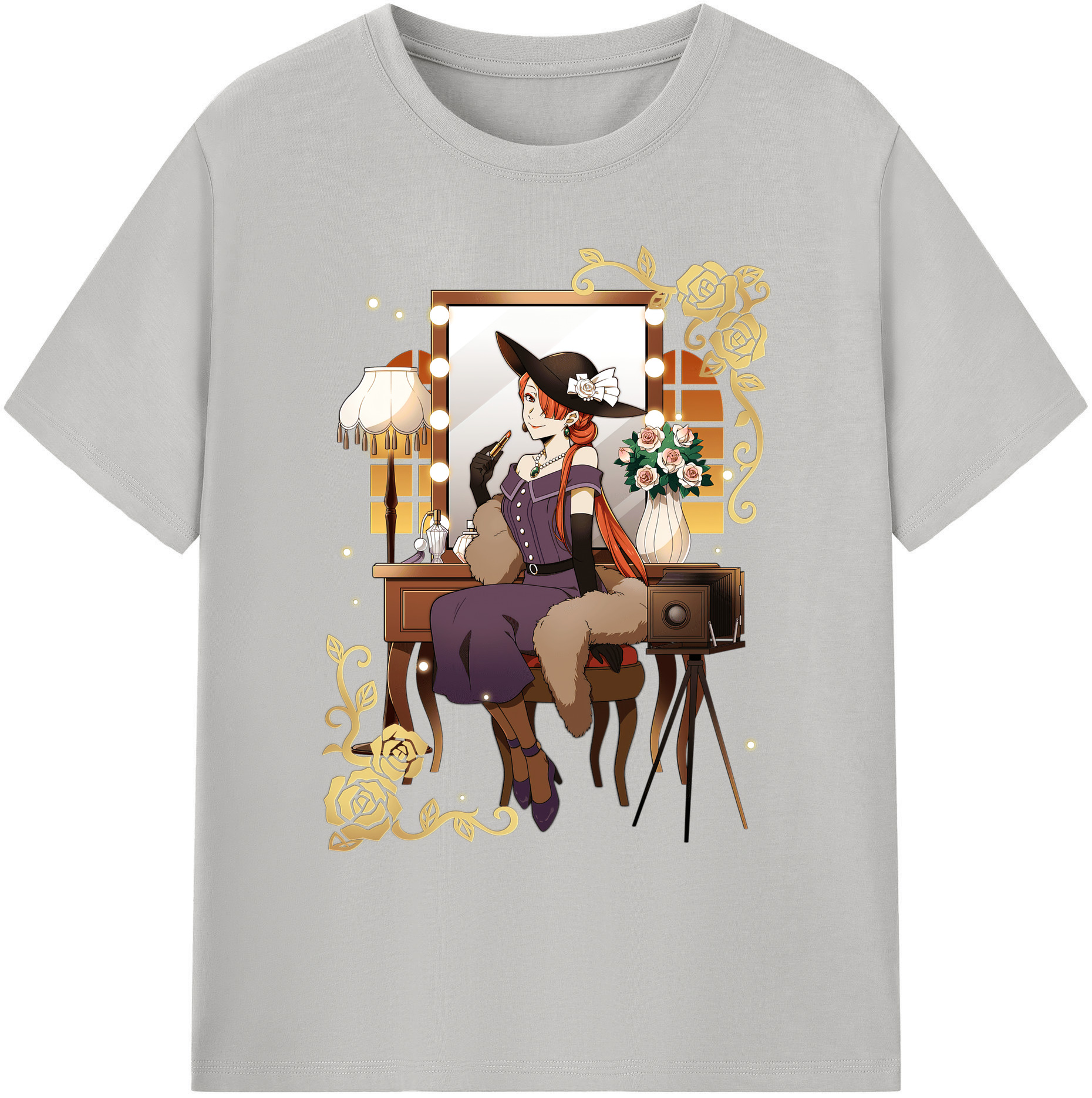 （画像用） 文豪ストレイドッグス Bungo Stray Dogs 綿100％ メンズ半袖Tシャツ｜肌触りやわらか＆通気性
