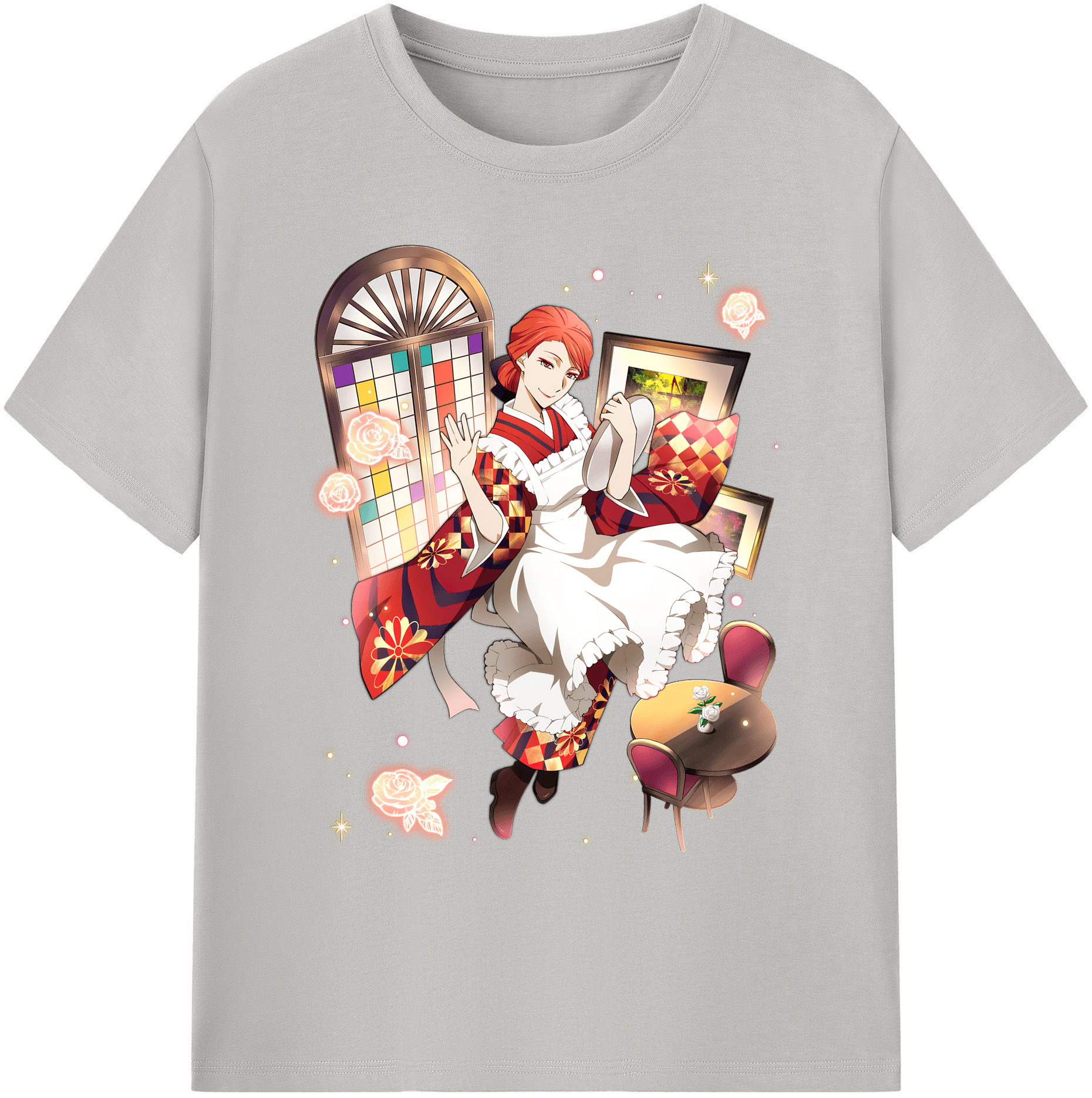 （画像用） 文豪ストレイドッグス Bungo Stray Dogs 綿100％ メンズ半袖Tシャツ｜肌触りやわらか＆通気性