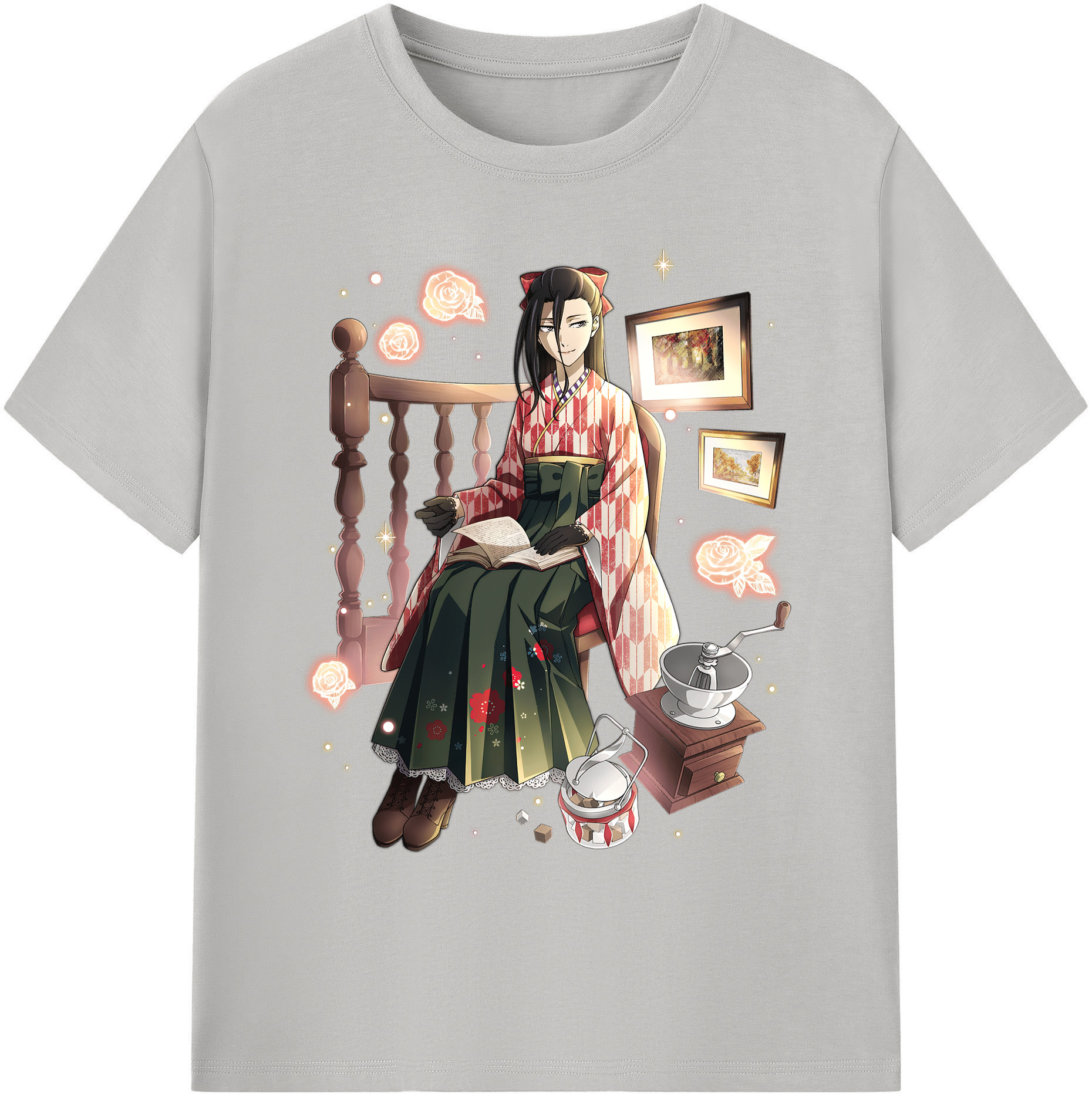 （画像用） 文豪ストレイドッグス Bungo Stray Dogs 綿100％ メンズ半袖Tシャツ｜肌触りやわらか＆通気性