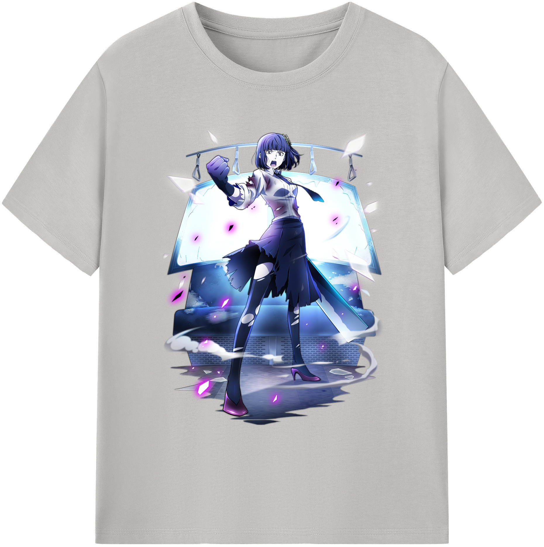 （画像用） 文豪ストレイドッグス Bungo Stray Dogs 綿100％ メンズ半袖Tシャツ｜肌触りやわらか＆通気性