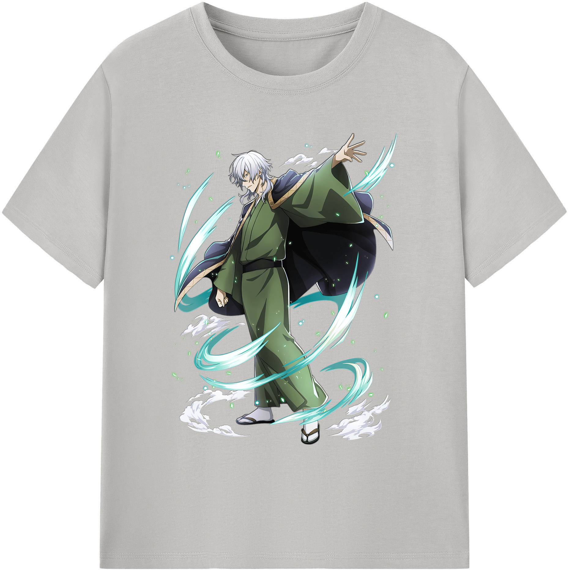 （画像用） 文豪ストレイドッグス Bungo Stray Dogs 綿100％ メンズ半袖Tシャツ｜肌触りやわらか＆通気性