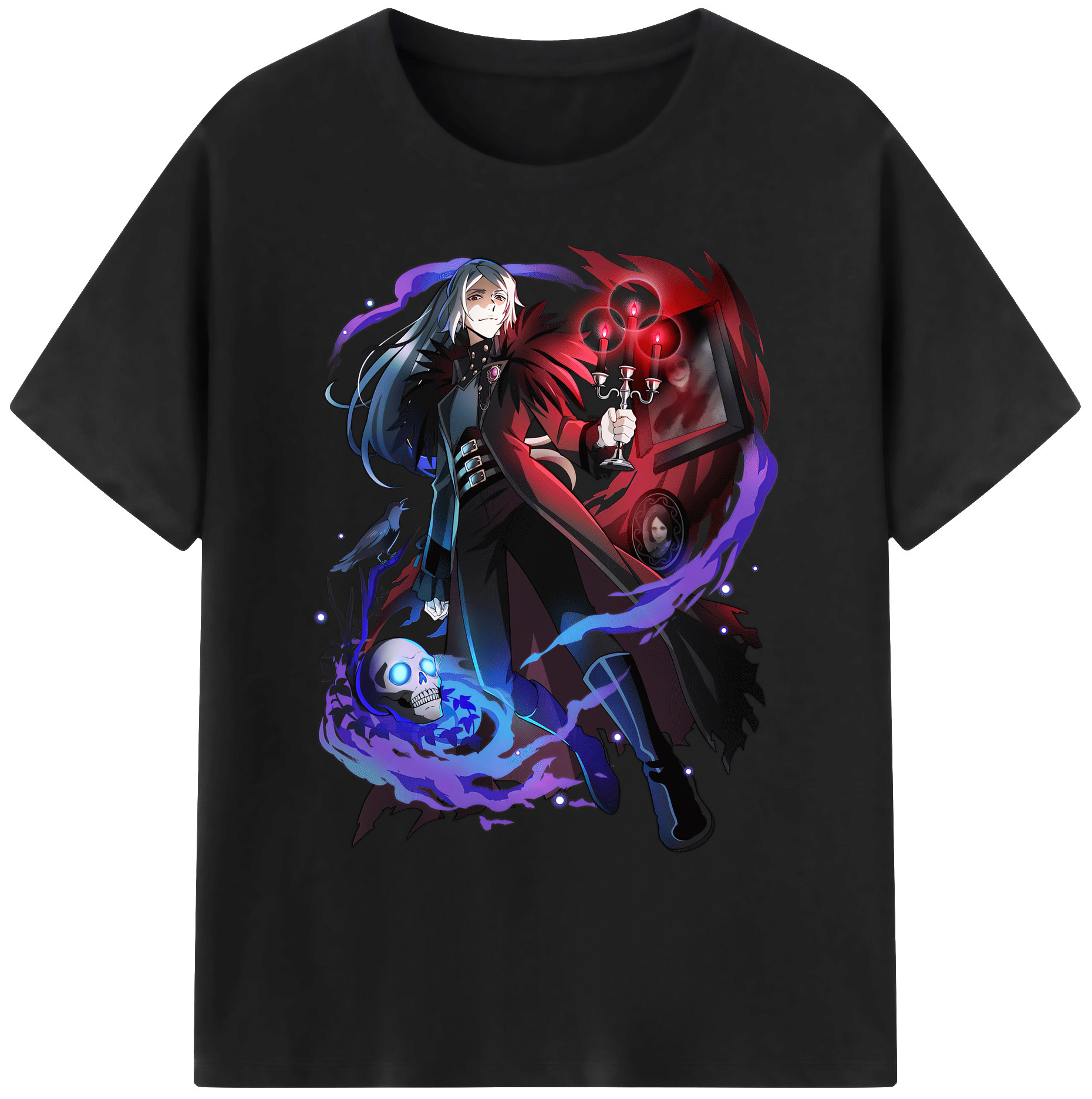 （画像用） 文豪ストレイドッグス Bungo Stray Dogs 綿100％ メンズ半袖Tシャツ｜肌触りやわらか＆通気性