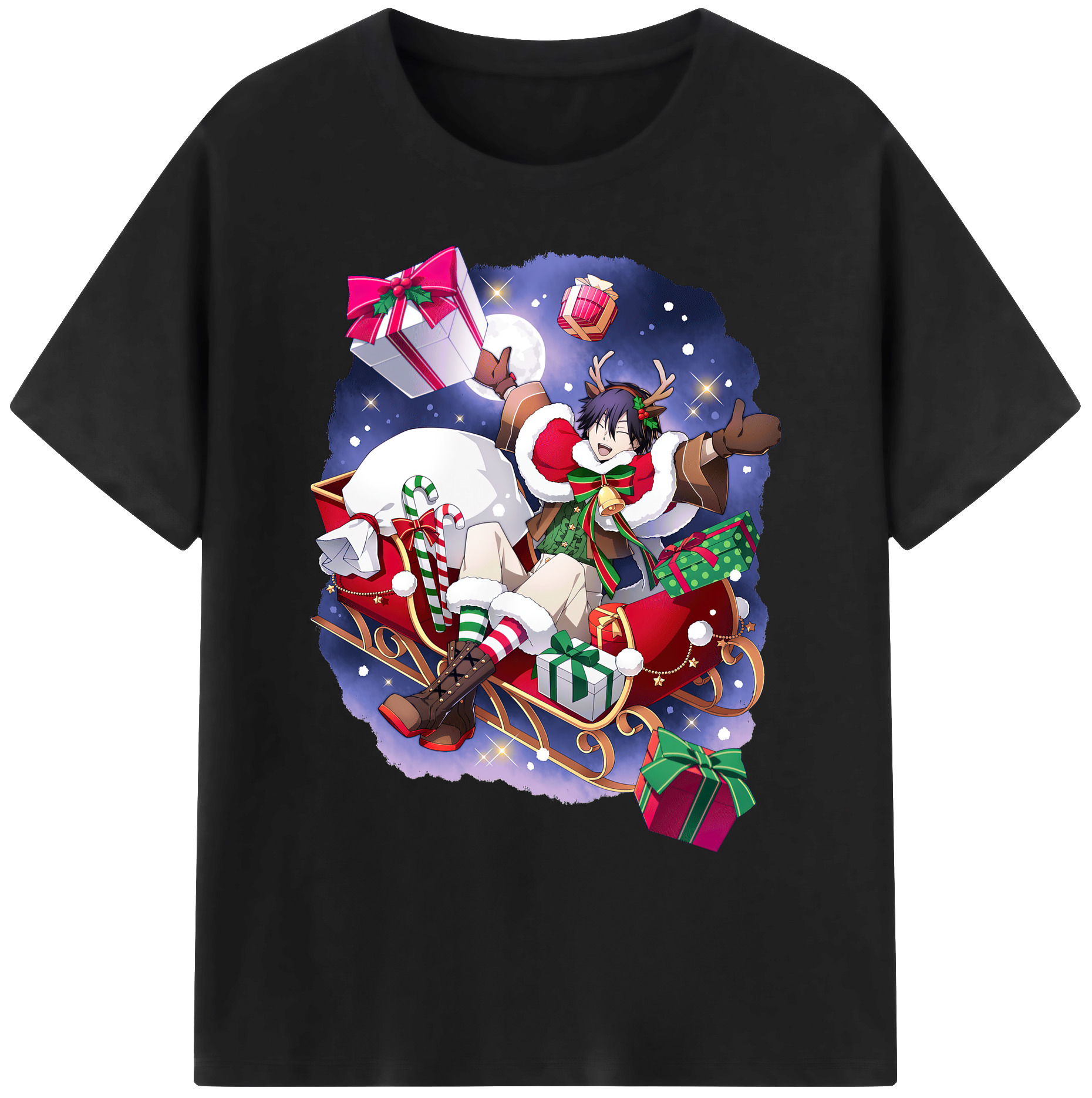（画像用） 文豪ストレイドッグス Bungo Stray Dogs 綿100％ メンズ半袖Tシャツ｜肌触りやわらか＆通気性
