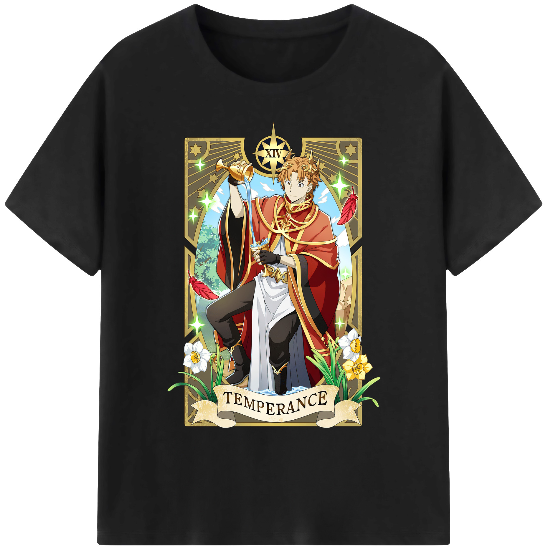 （画像用） 文豪ストレイドッグス Bungo Stray Dogs 綿100％ メンズ半袖Tシャツ｜肌触りやわらか＆通気性