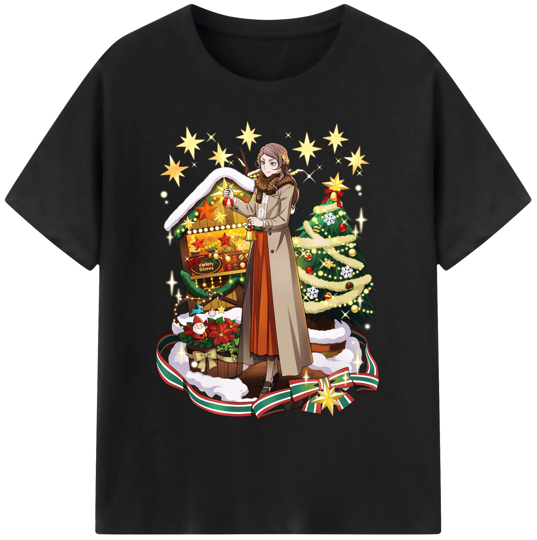 （画像用） 文豪ストレイドッグス Bungo Stray Dogs 綿100％ メンズ半袖Tシャツ｜肌触りやわらか＆通気性