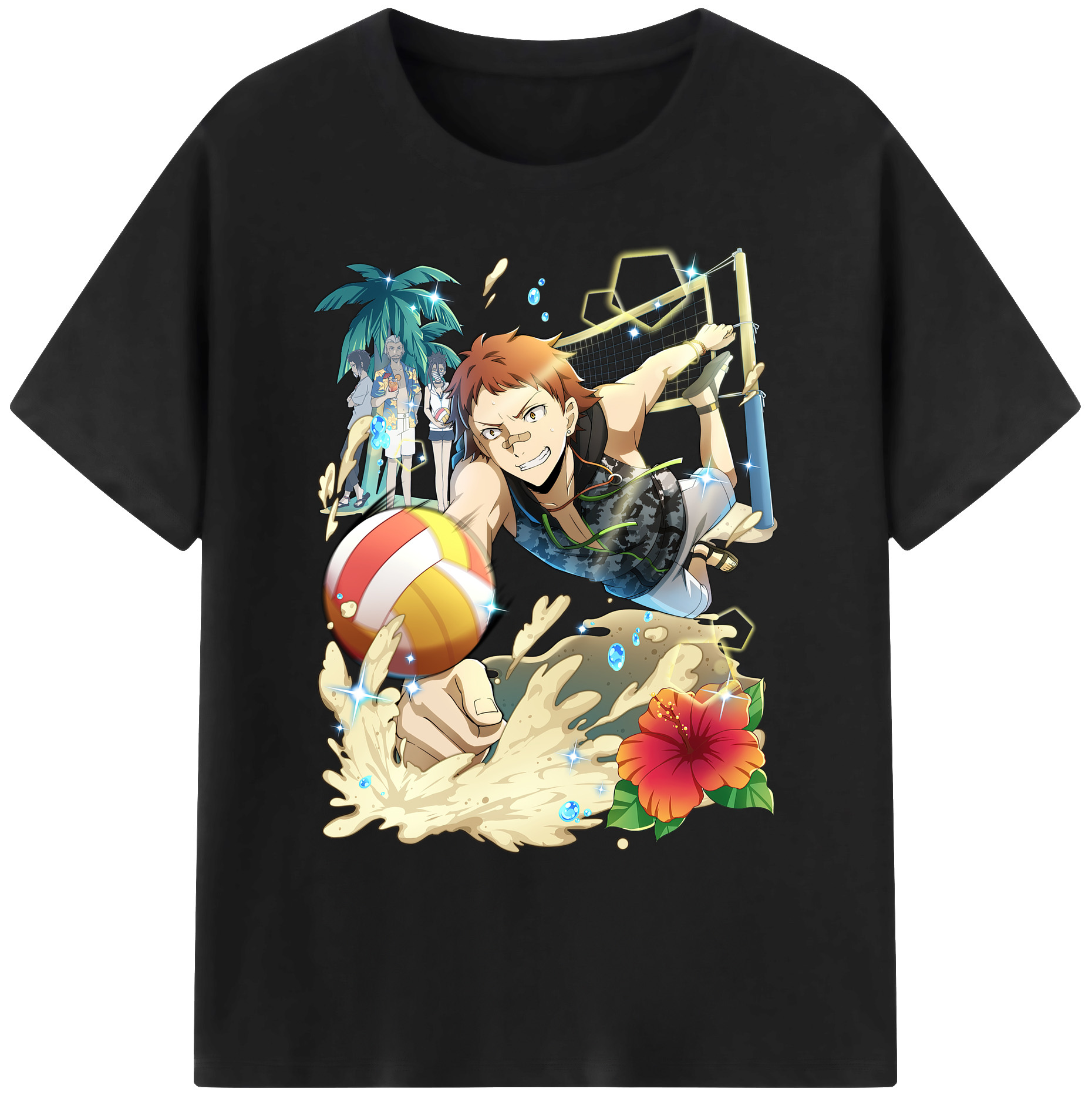 （画像用） 文豪ストレイドッグス Bungo Stray Dogs 綿100％ メンズ半袖Tシャツ｜肌触りやわらか＆通気性
