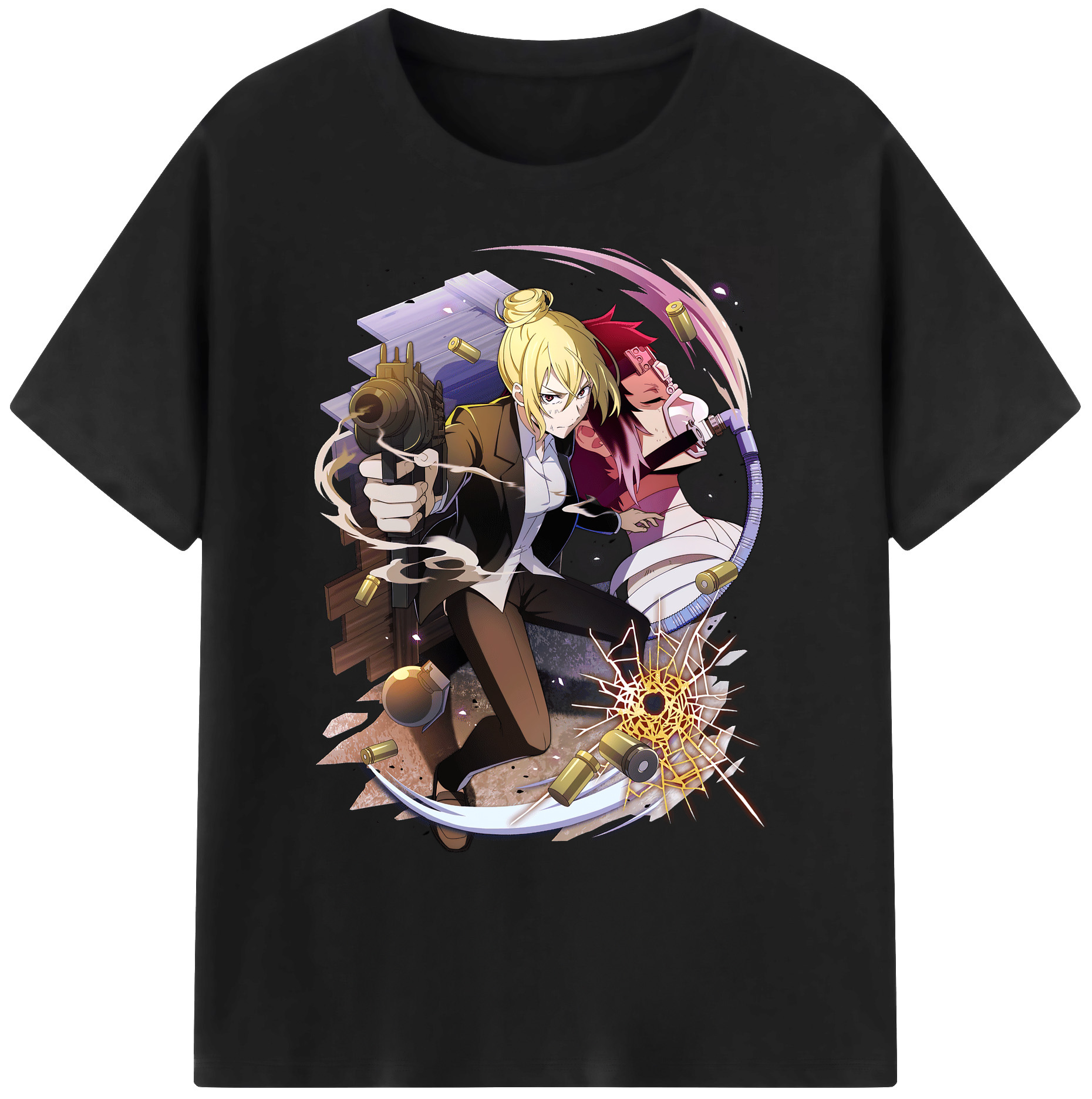 （画像用） 文豪ストレイドッグス Bungo Stray Dogs 綿100％ メンズ半袖Tシャツ｜肌触りやわらか＆通気性
