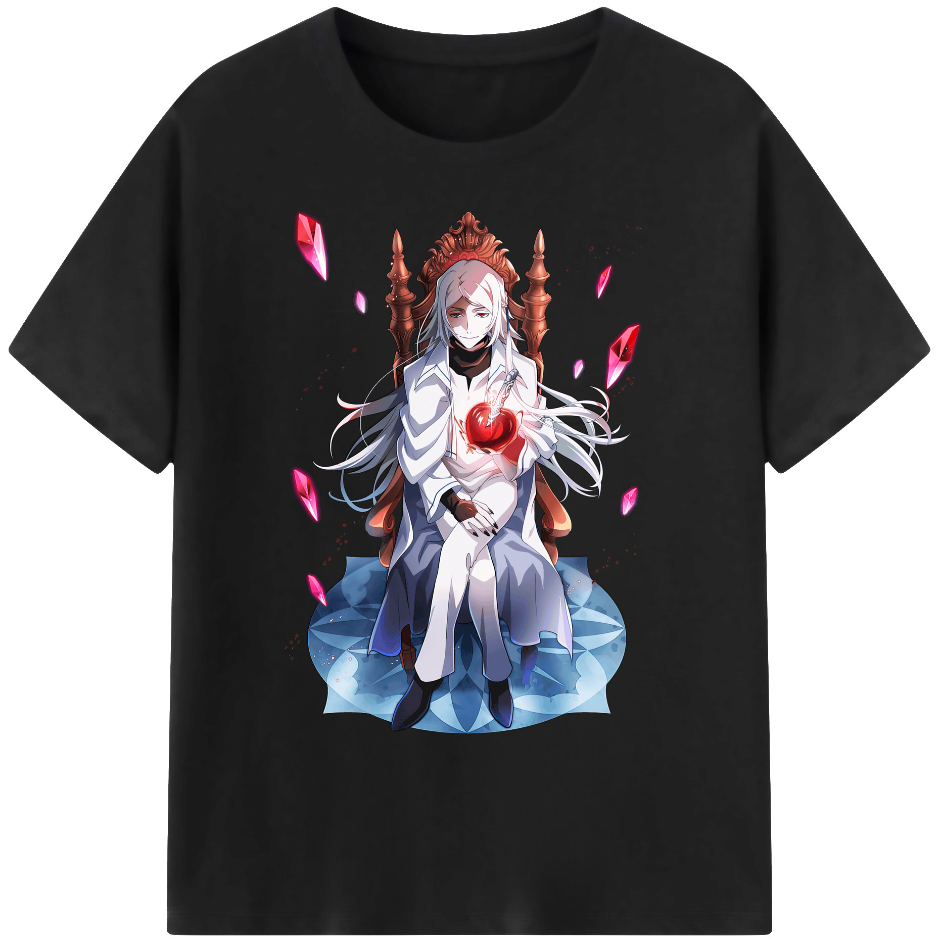 （画像用） 文豪ストレイドッグス Bungo Stray Dogs 綿100％ メンズ半袖Tシャツ｜肌触りやわらか＆通気性