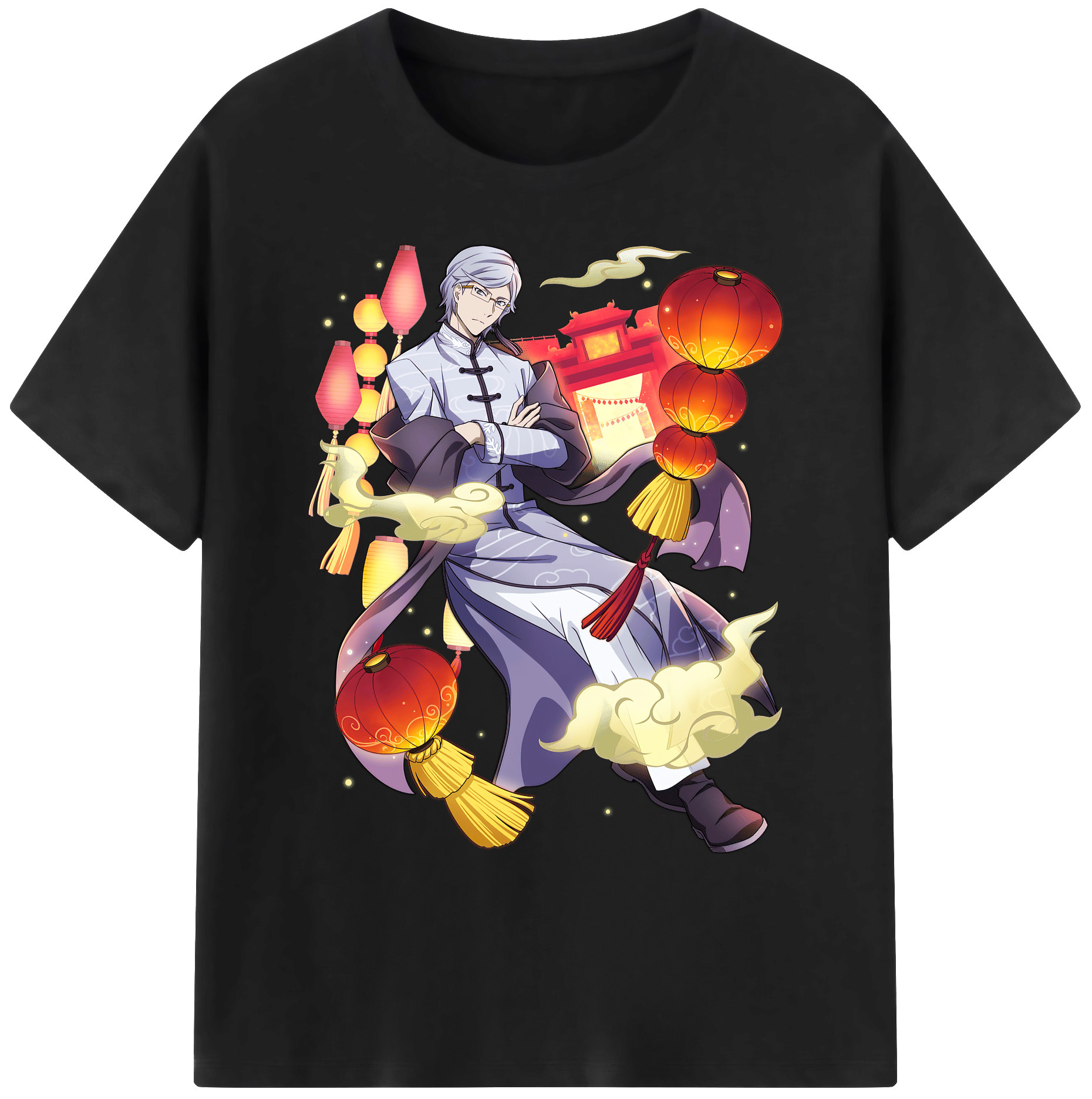 （画像用） 文豪ストレイドッグス Bungo Stray Dogs 綿100％ メンズ半袖Tシャツ｜肌触りやわらか＆通気性