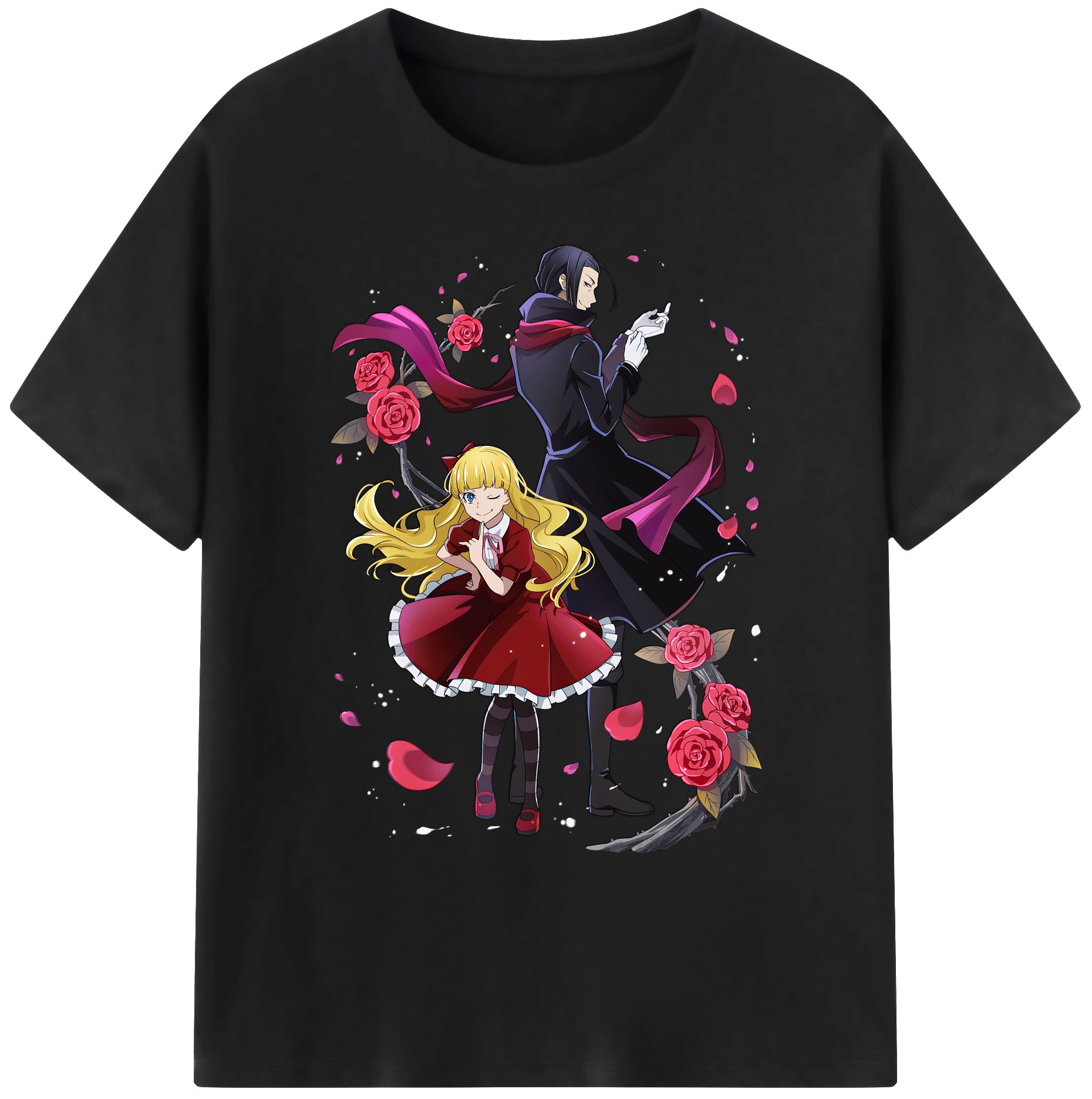 （画像用） 文豪ストレイドッグス Bungo Stray Dogs 綿100％ メンズ半袖Tシャツ｜肌触りやわらか＆通気性