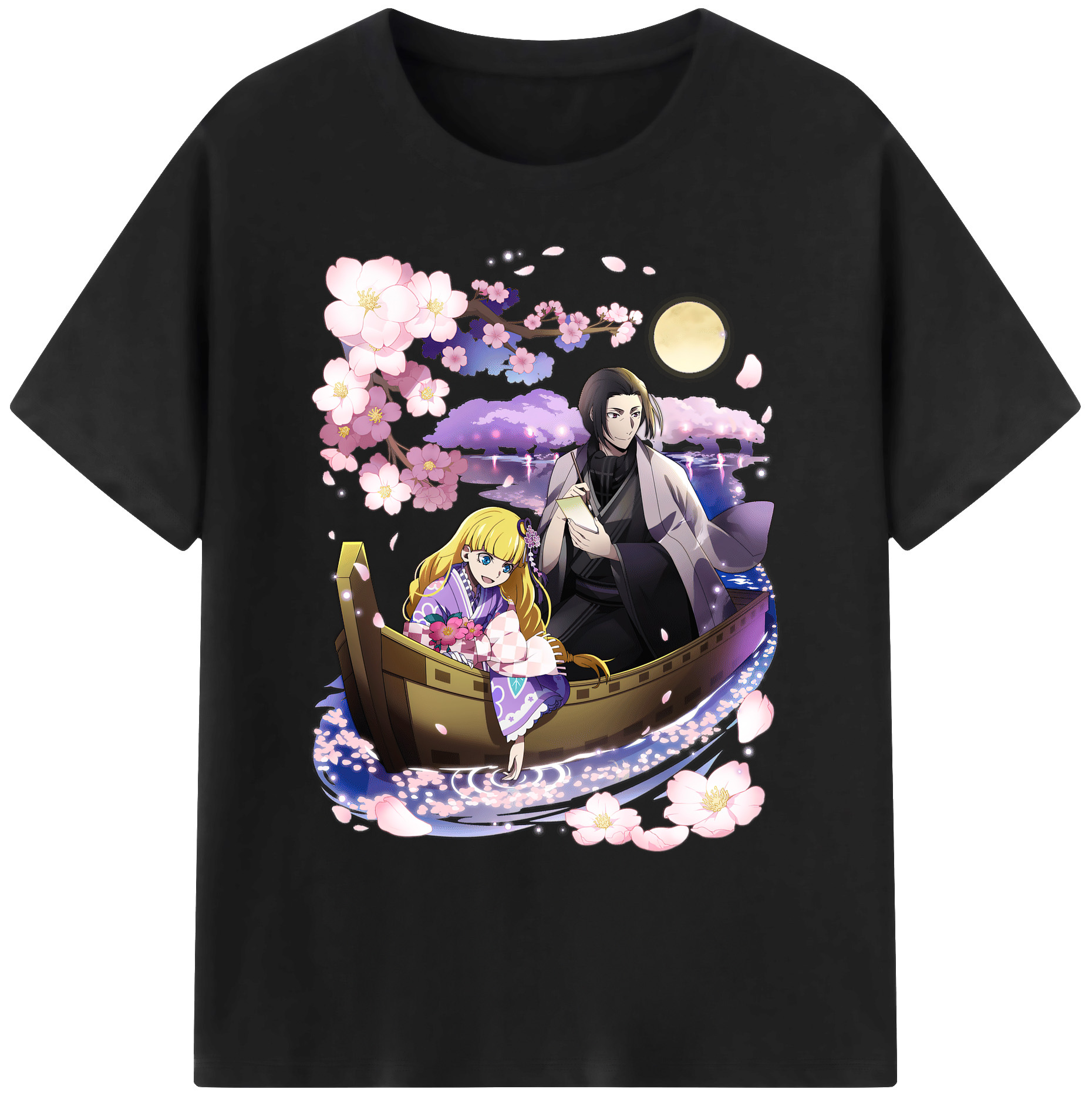 （画像用） 文豪ストレイドッグス Bungo Stray Dogs 綿100％ メンズ半袖Tシャツ｜肌触りやわらか＆通気性