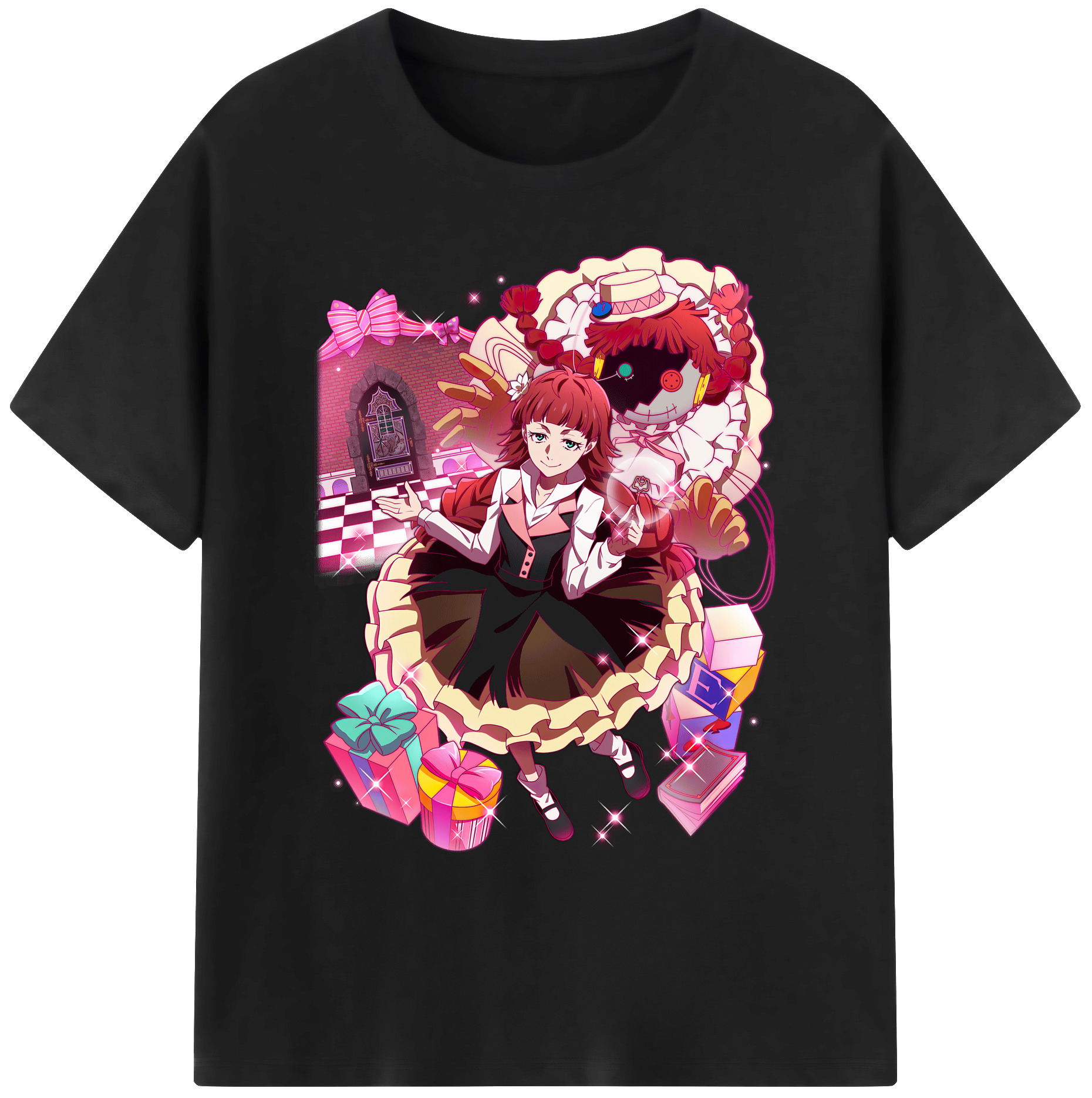 （画像用） 文豪ストレイドッグス Bungo Stray Dogs 綿100％ メンズ半袖Tシャツ｜肌触りやわらか＆通気性