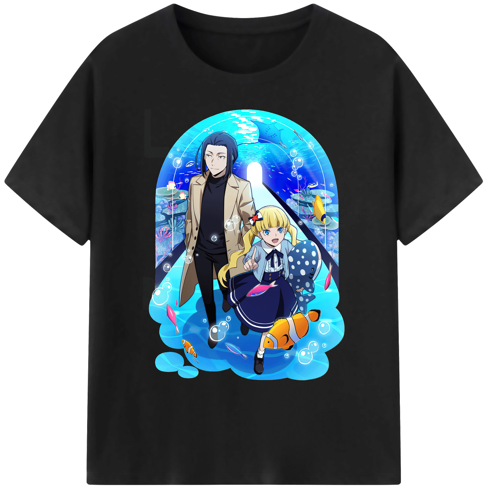 （画像用） 文豪ストレイドッグス Bungo Stray Dogs 綿100％ メンズ半袖Tシャツ｜肌触りやわらか＆通気性