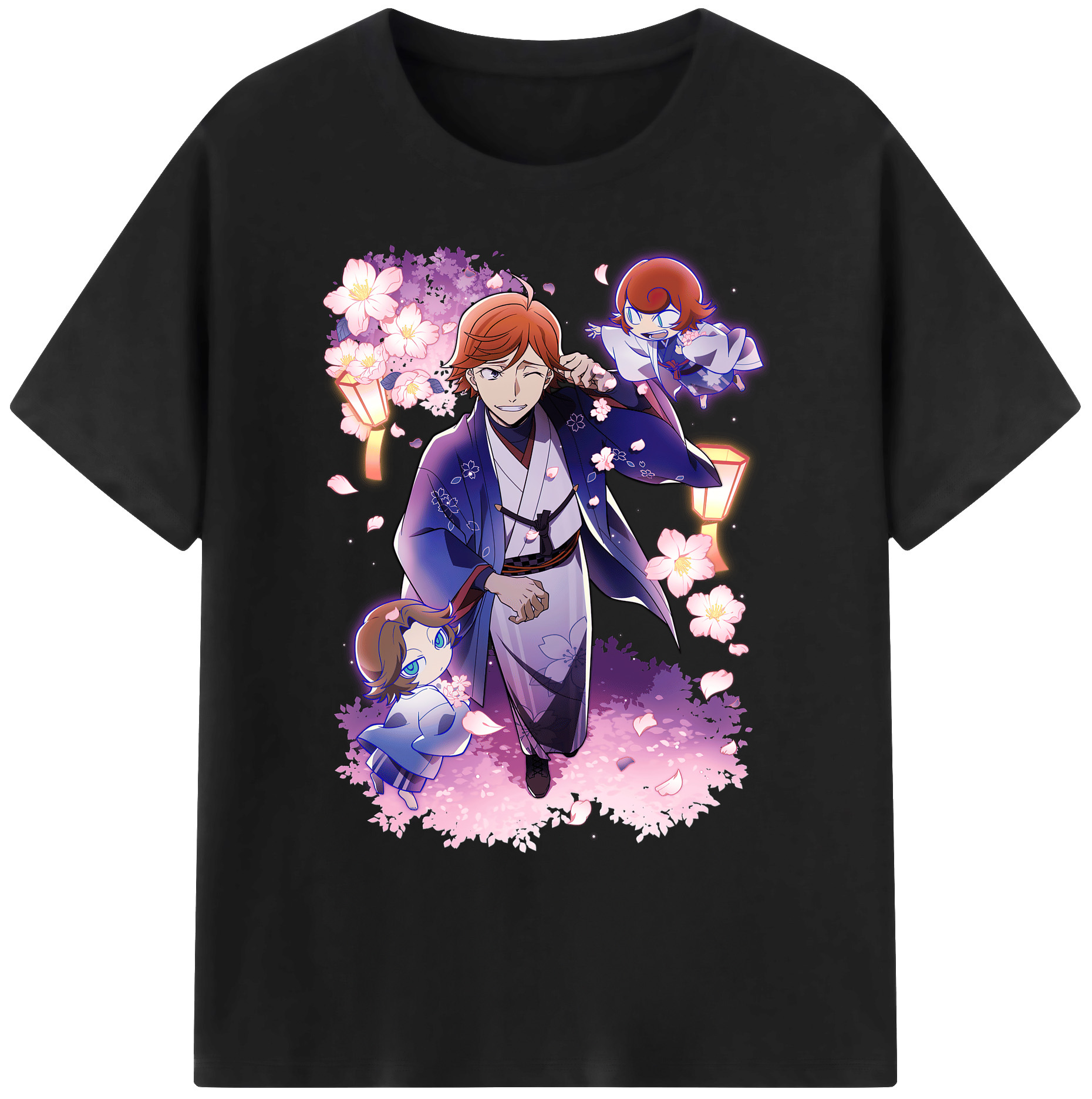 （画像用） 文豪ストレイドッグス Bungo Stray Dogs 綿100％ メンズ半袖Tシャツ｜肌触りやわらか＆通気性