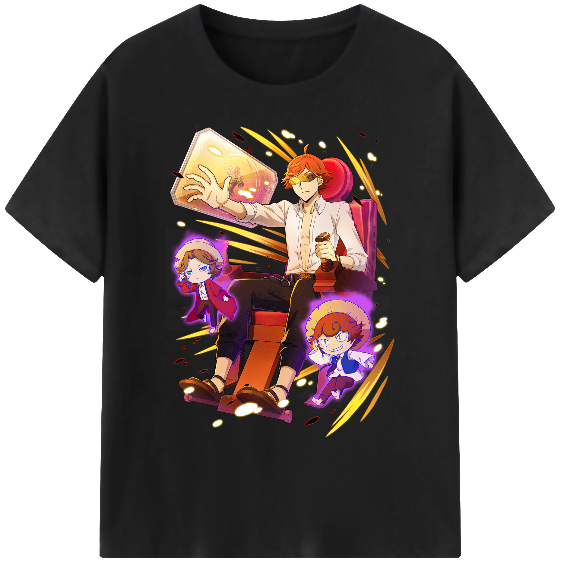 （画像用） 文豪ストレイドッグス Bungo Stray Dogs 綿100％ メンズ半袖Tシャツ｜肌触りやわらか＆通気性