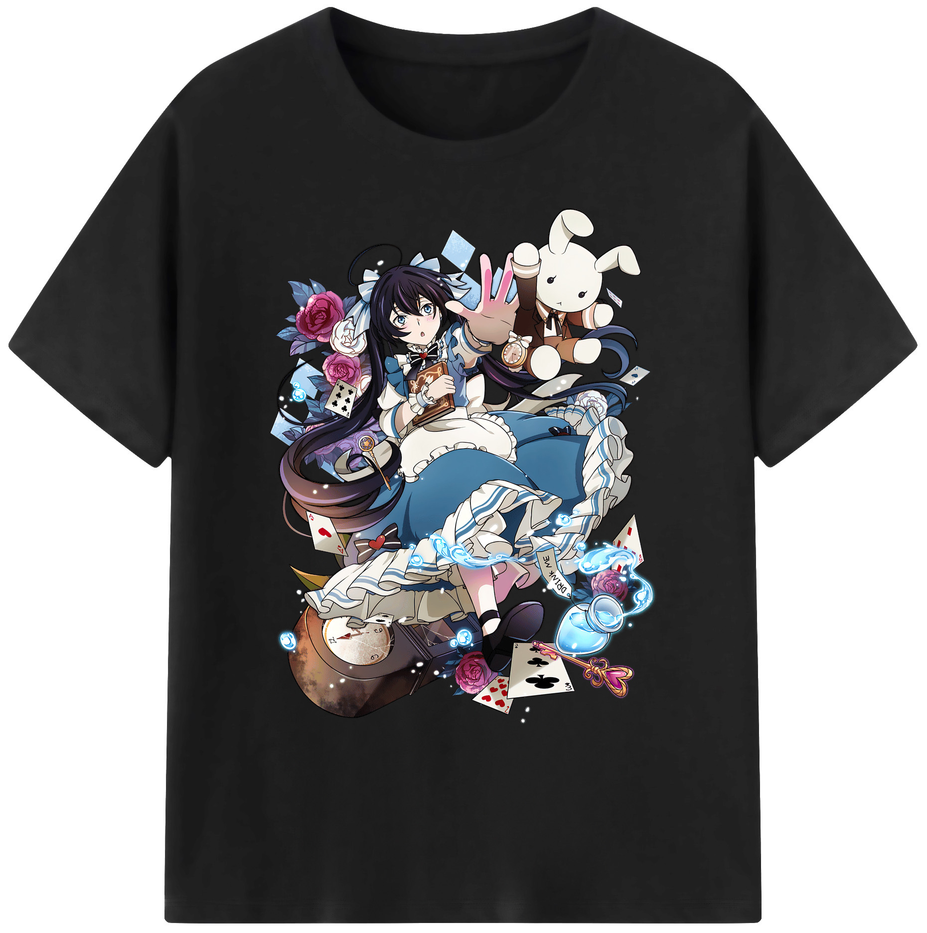 （画像用） 文豪ストレイドッグス Bungo Stray Dogs 綿100％ メンズ半袖Tシャツ｜肌触りやわらか＆通気性
